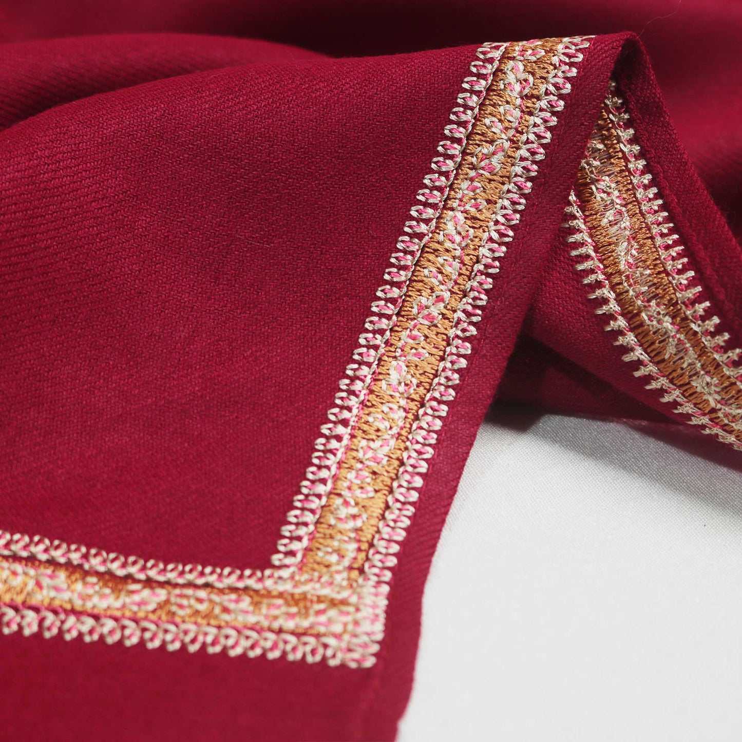 Embroidered Broder Pashmina Shawl Sh39