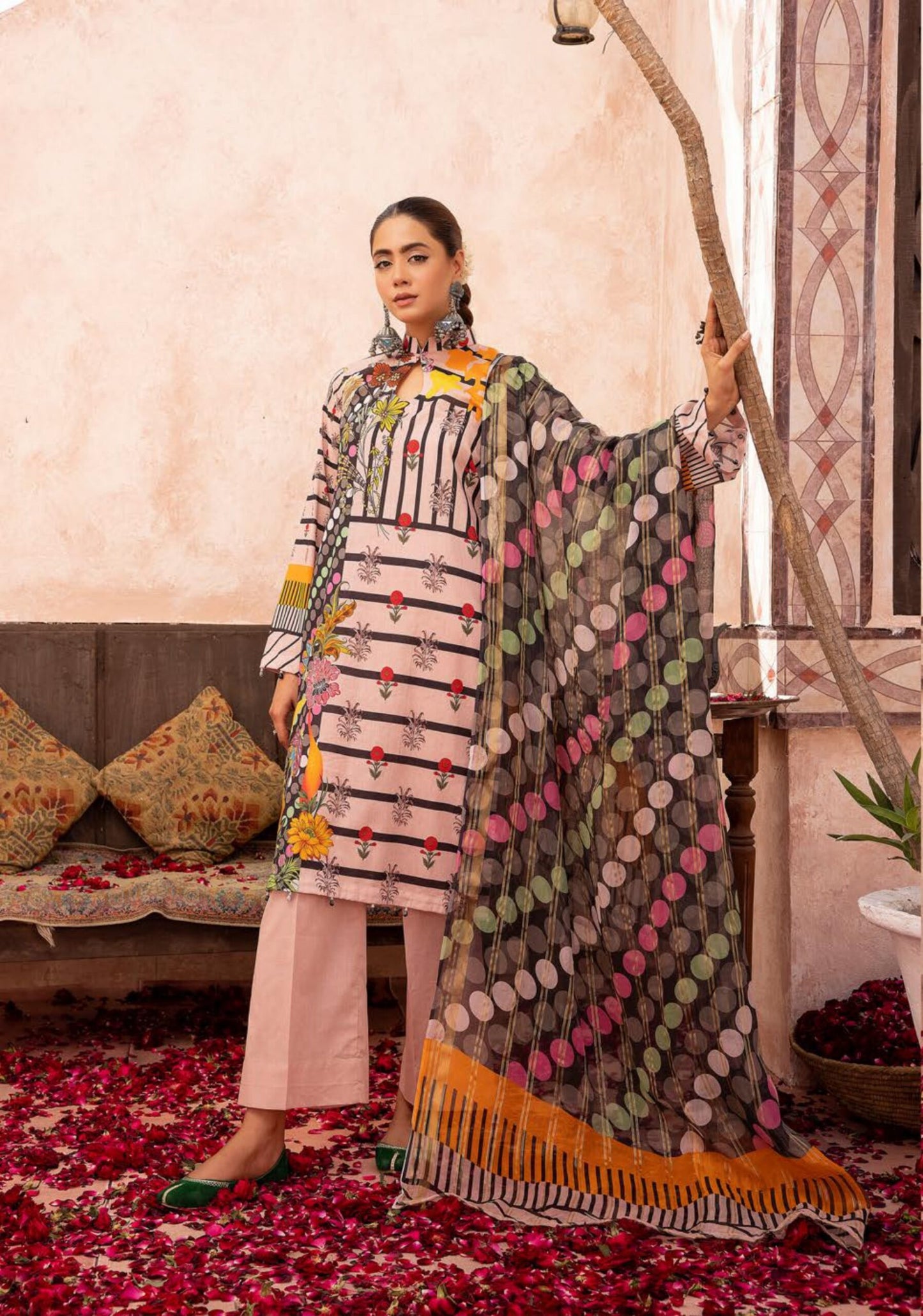 3Piece - Printed Lawn Suit POP ART GJPA2402A23