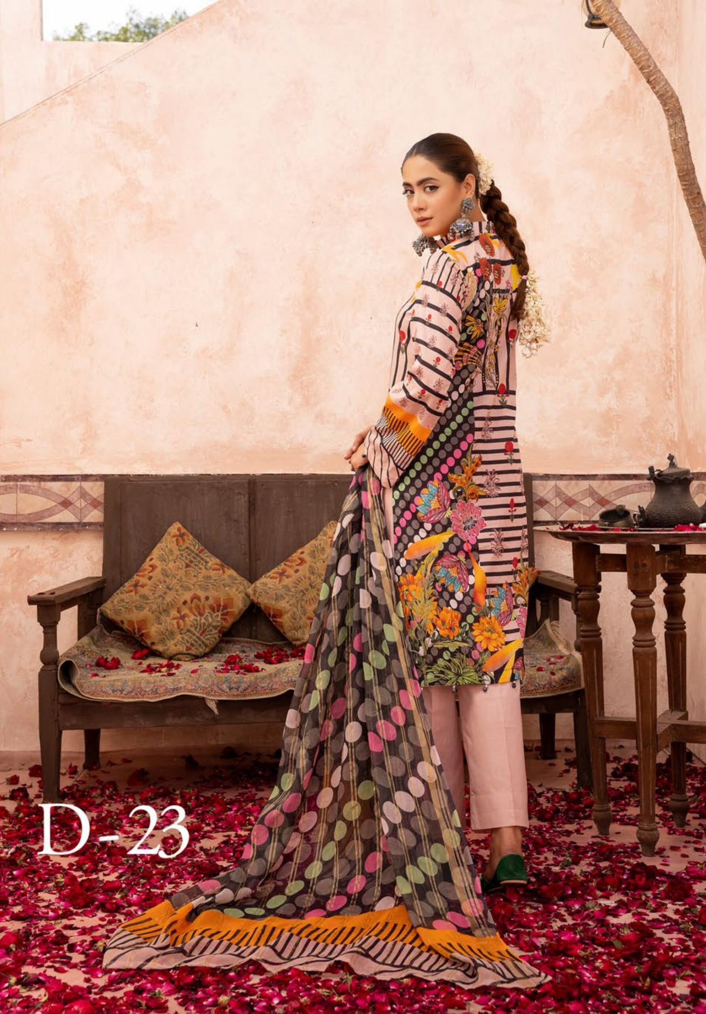 3Piece - Printed Lawn Suit POP ART GJPA2402A23