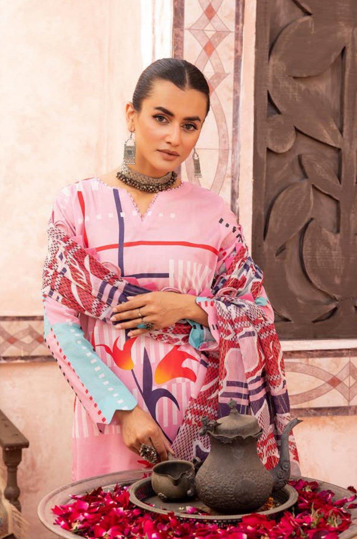 3Piece - Printed Lawn Suit POP ART GJPA2402A33
