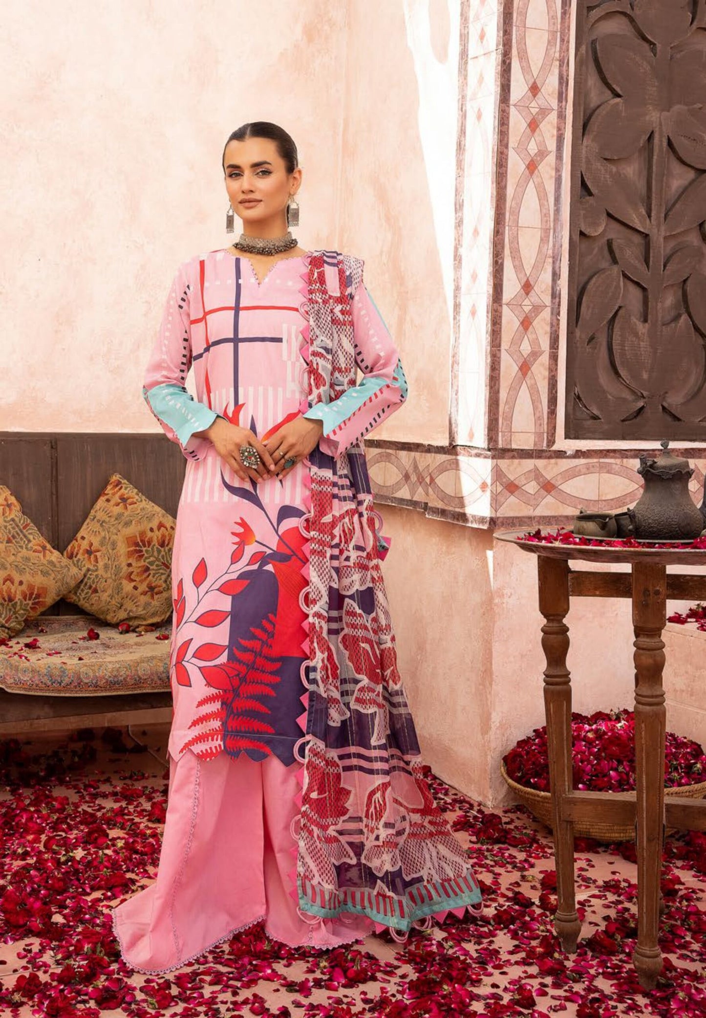 3Piece - Printed Lawn Suit POP ART GJPA2402A33