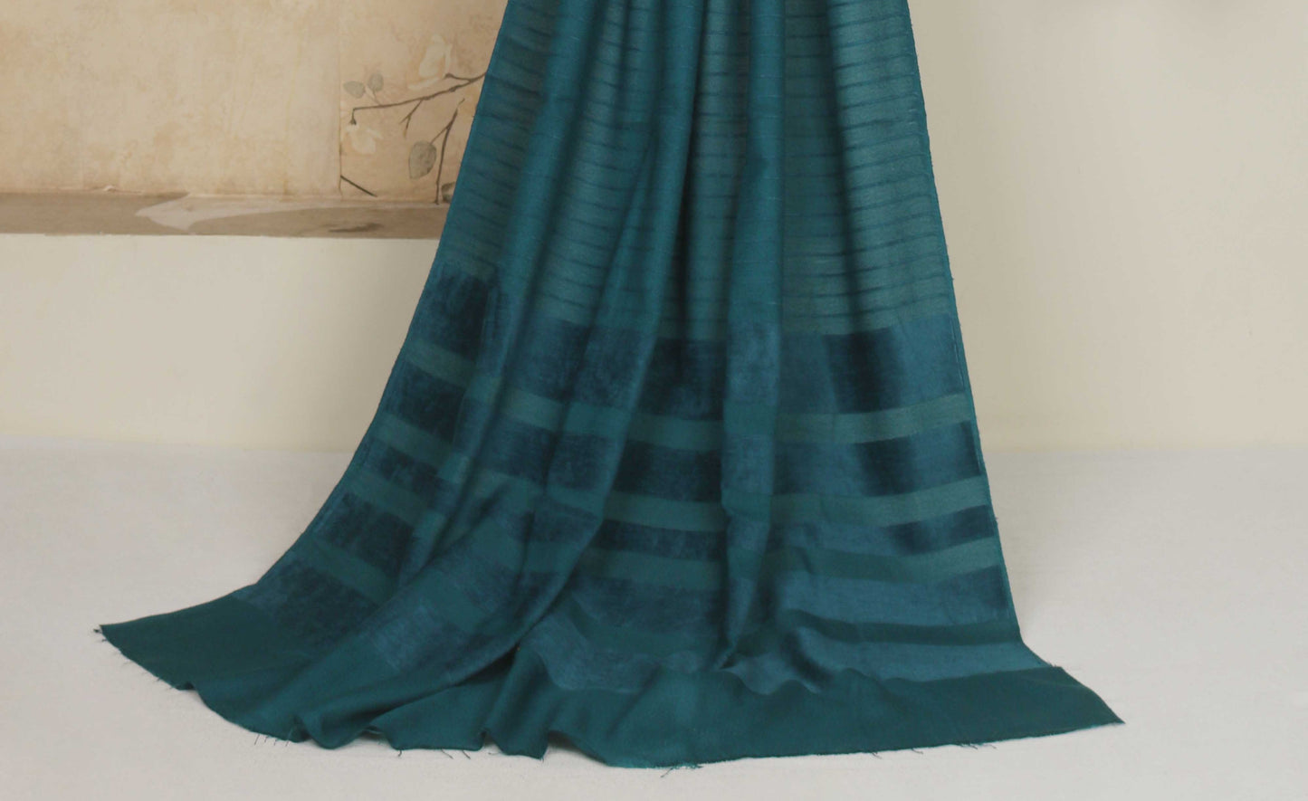 Velvet Wool Zinc Shawl Sh262