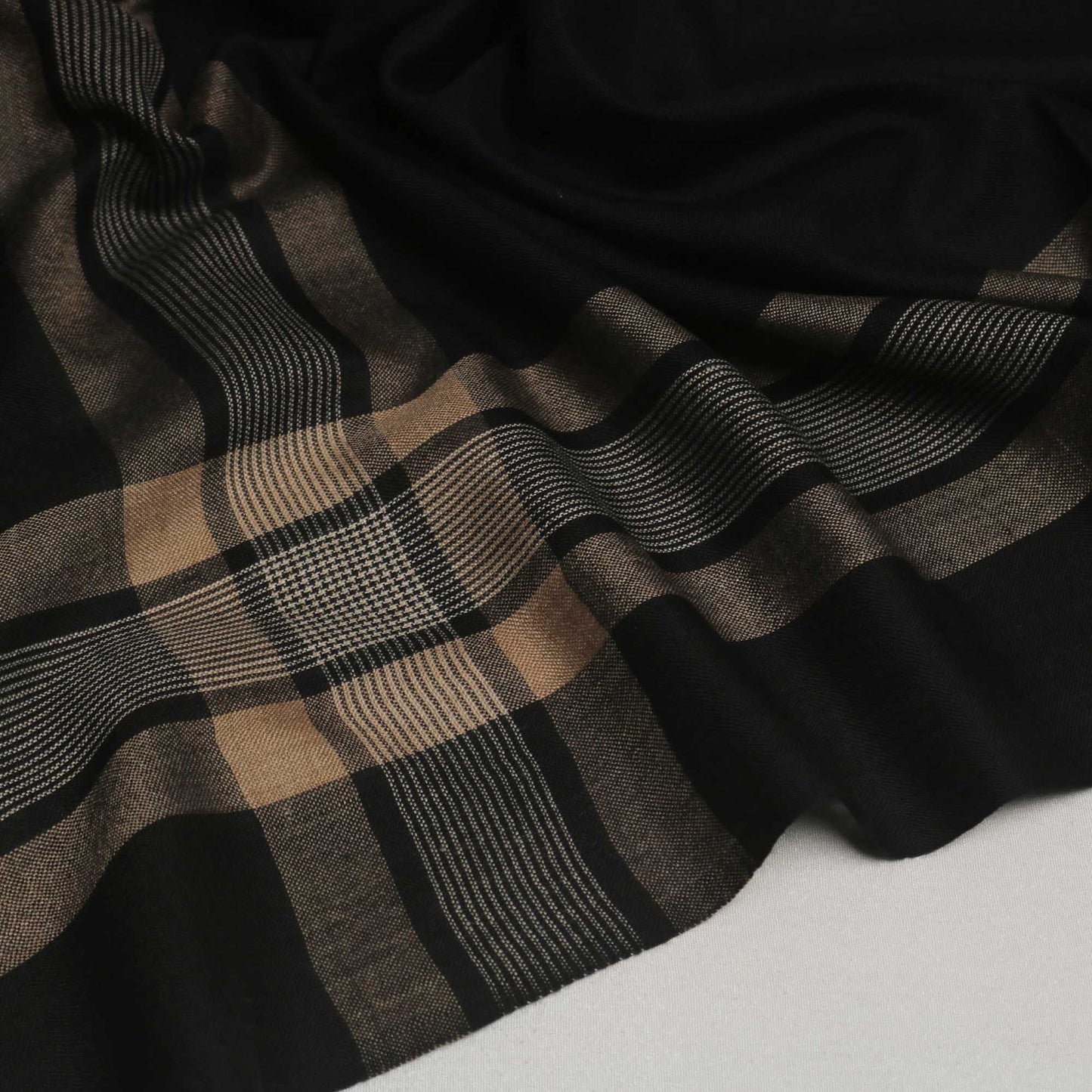 Zam Zam Pashmina Black Shawl 3158
