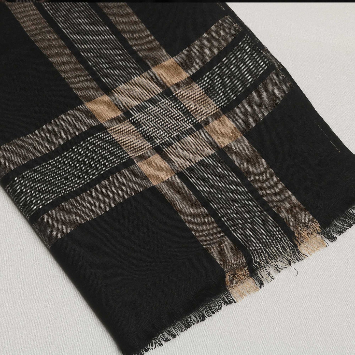 Zam Zam Pashmina Black Shawl 3158