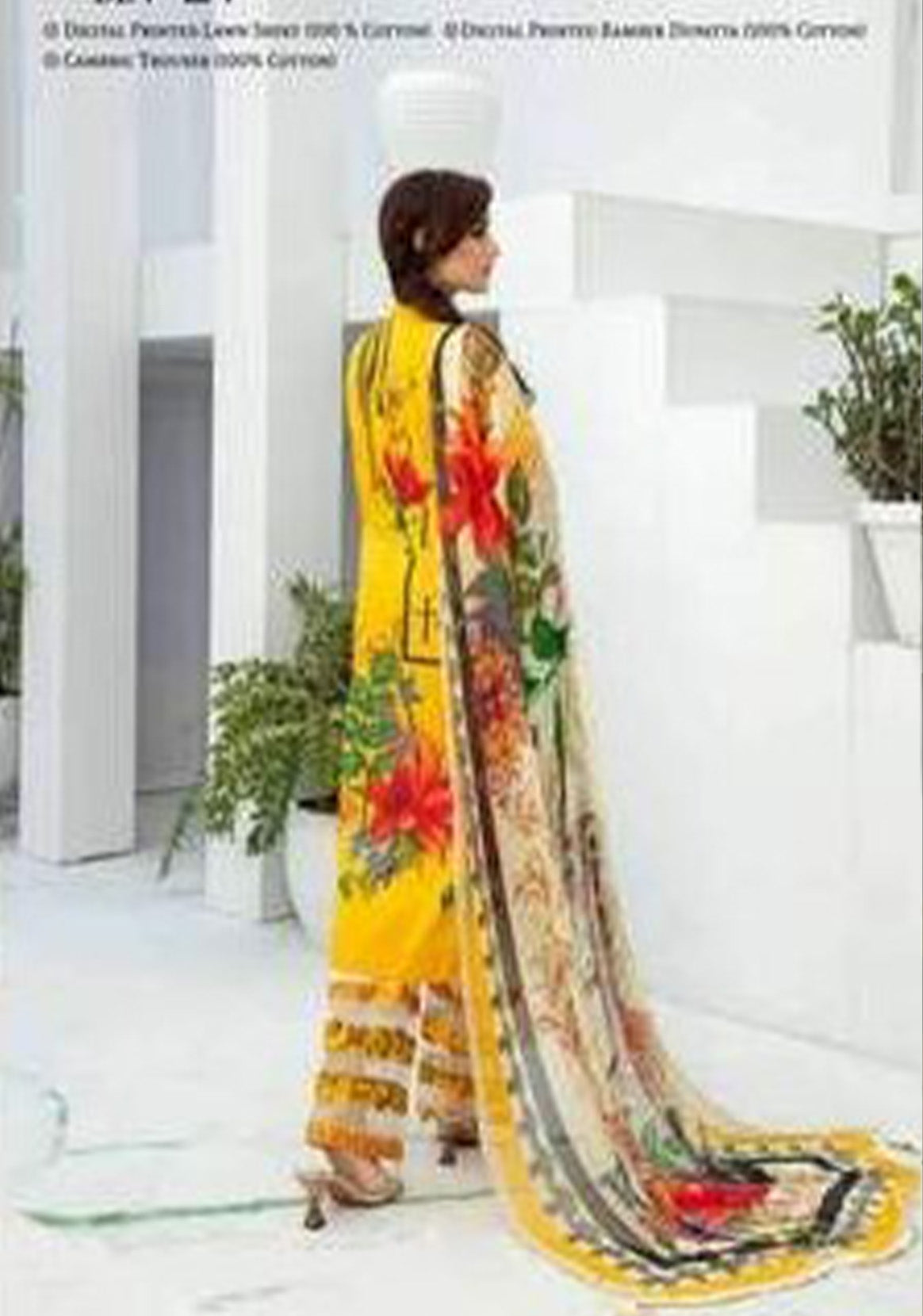 Safwa Printed Chiffon Suit BL21