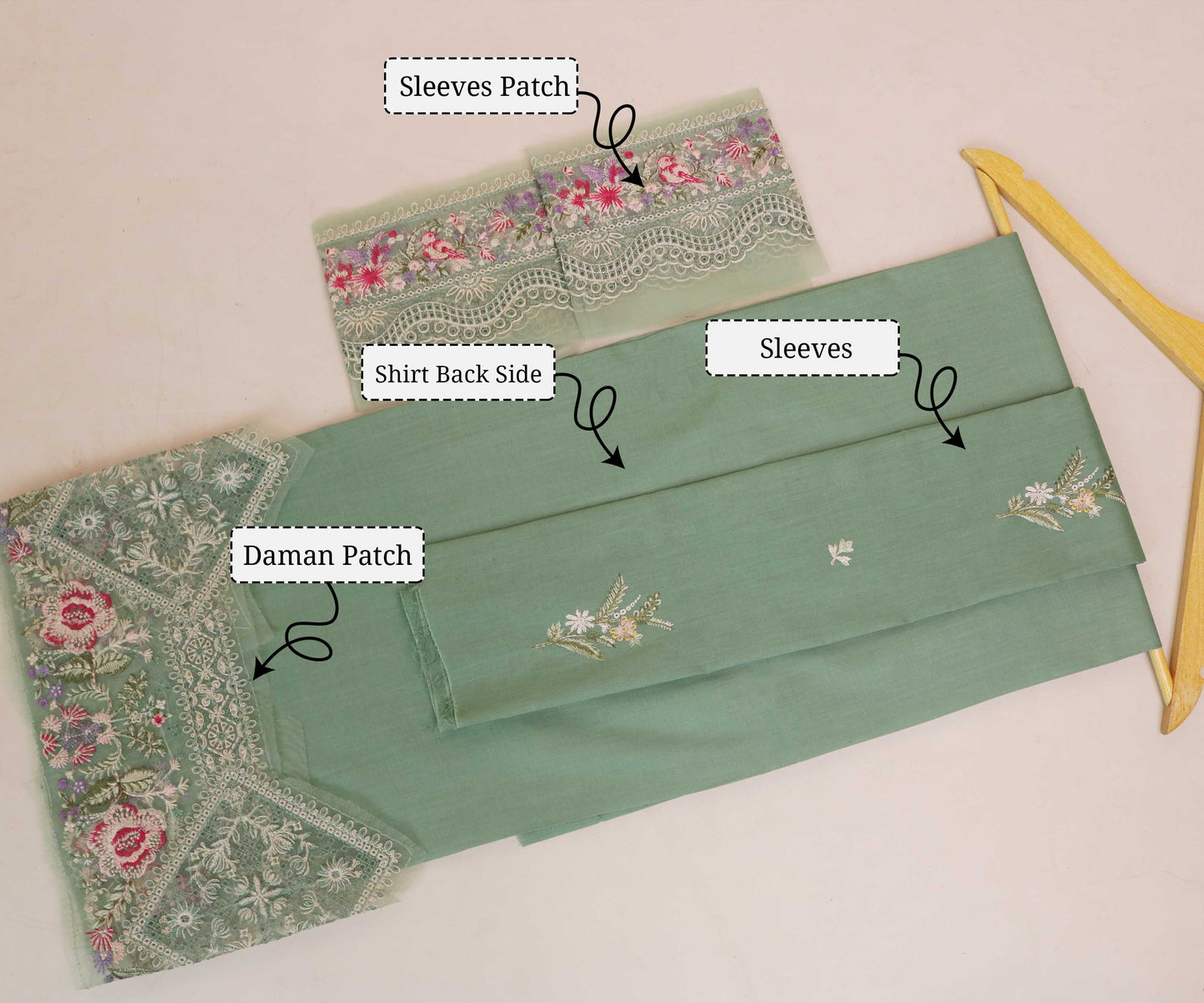 Luxury Lawn Embroidered suit H25SELHA66