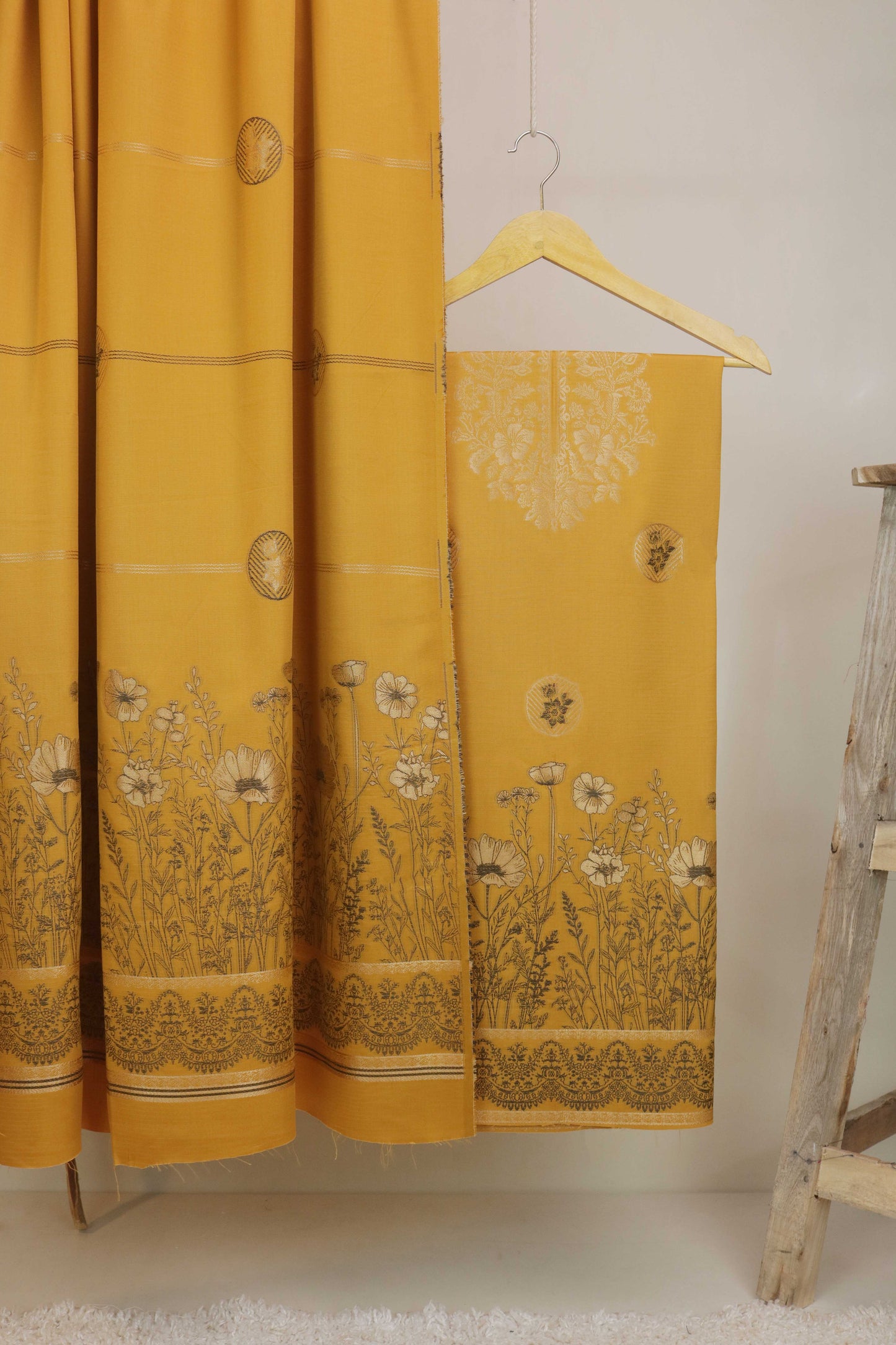 3Piece Linen Jacquard Suit VC30