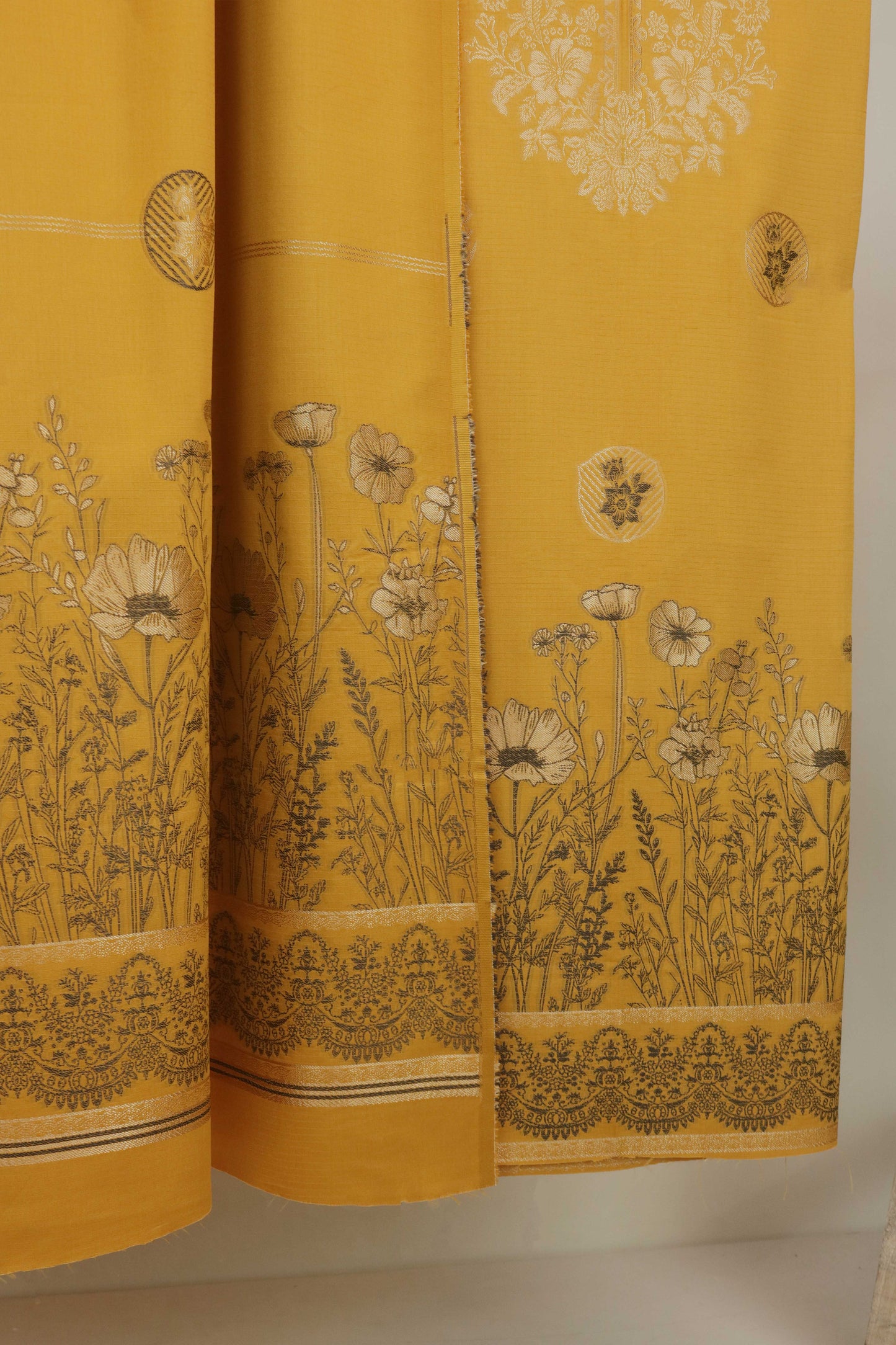 3Piece Linen Jacquard Suit VC30