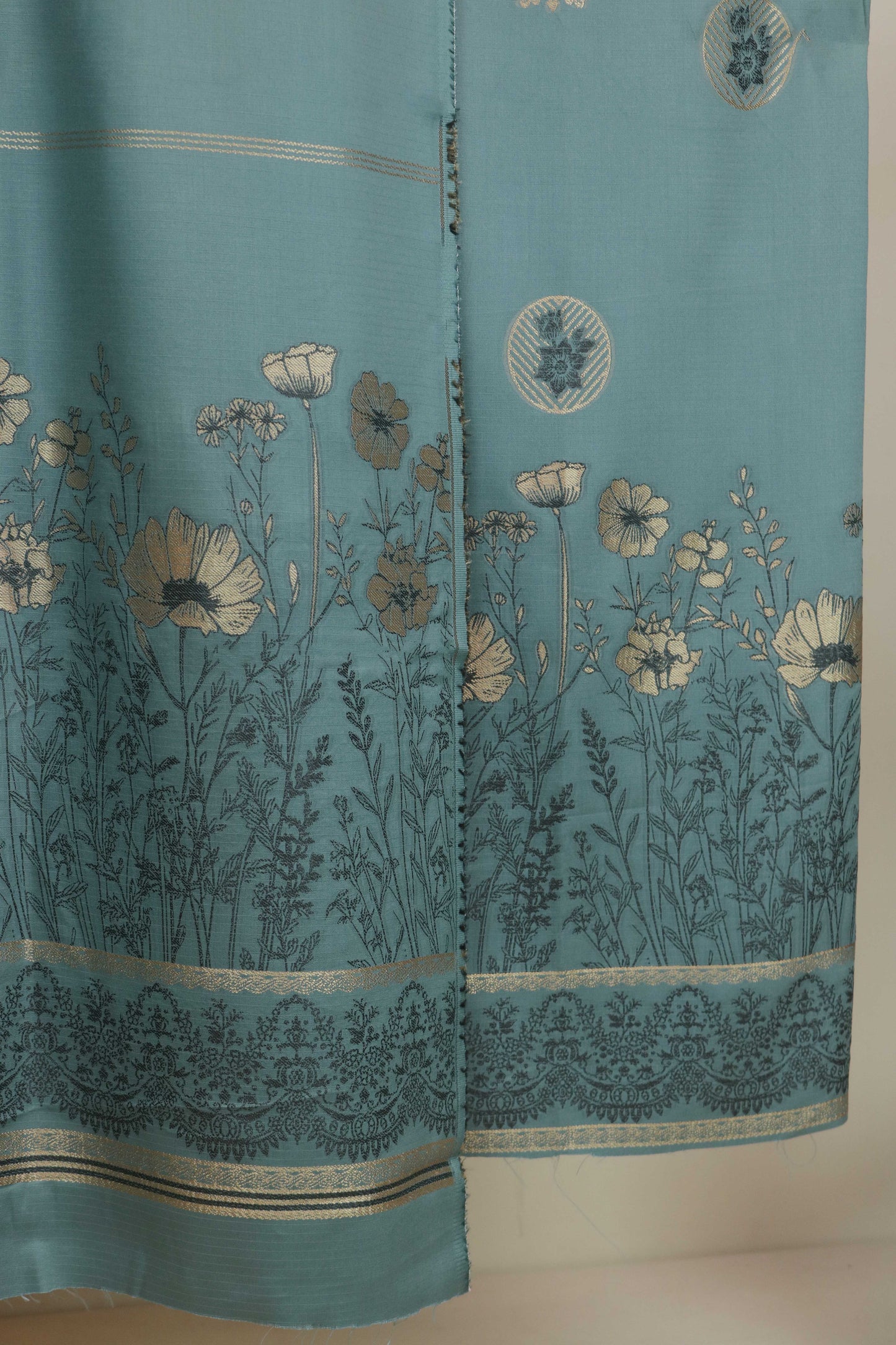 3Piece Linen Jacquard Suit VC31