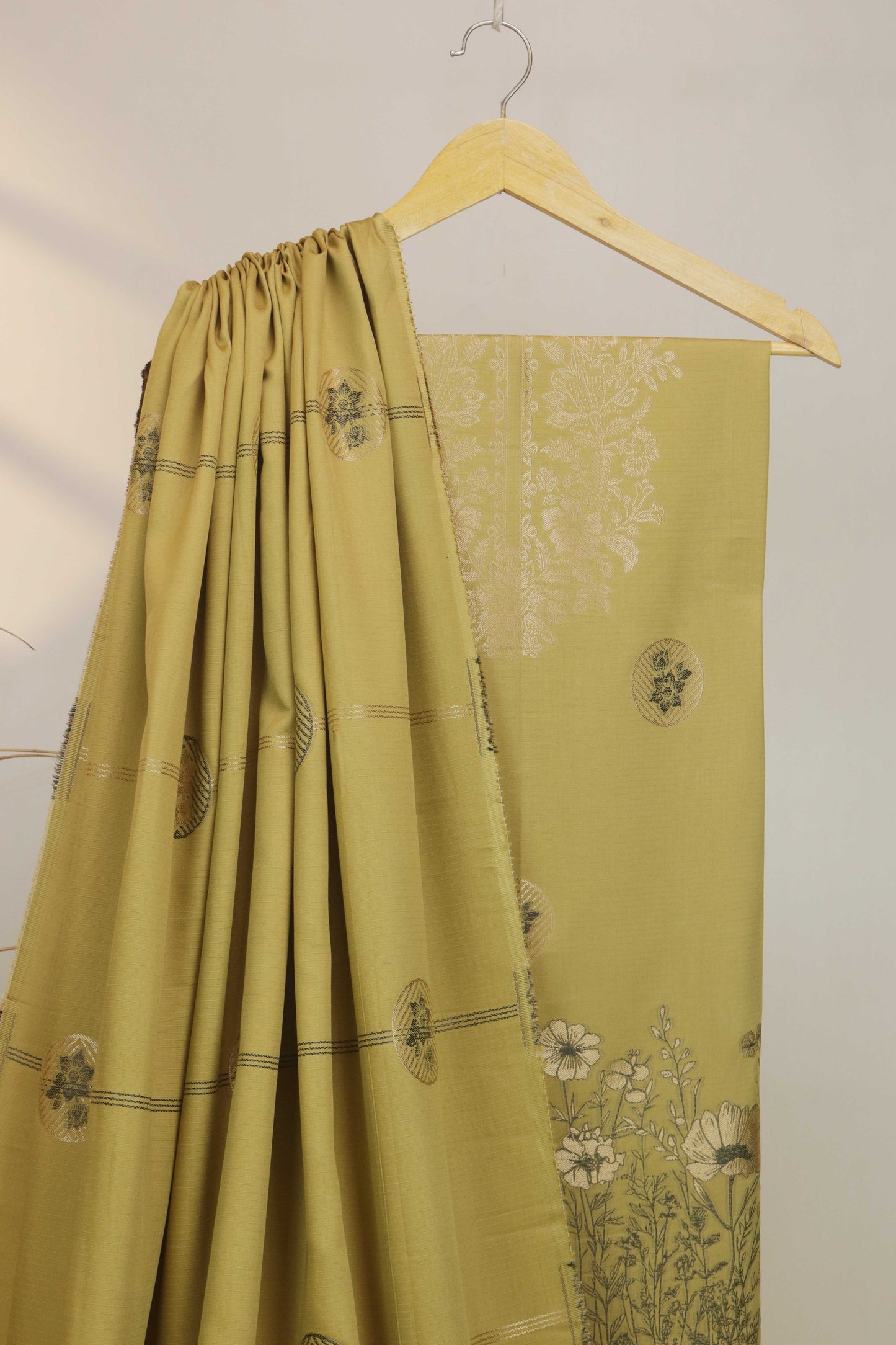3Piece Linen Jacquard Suit VC29