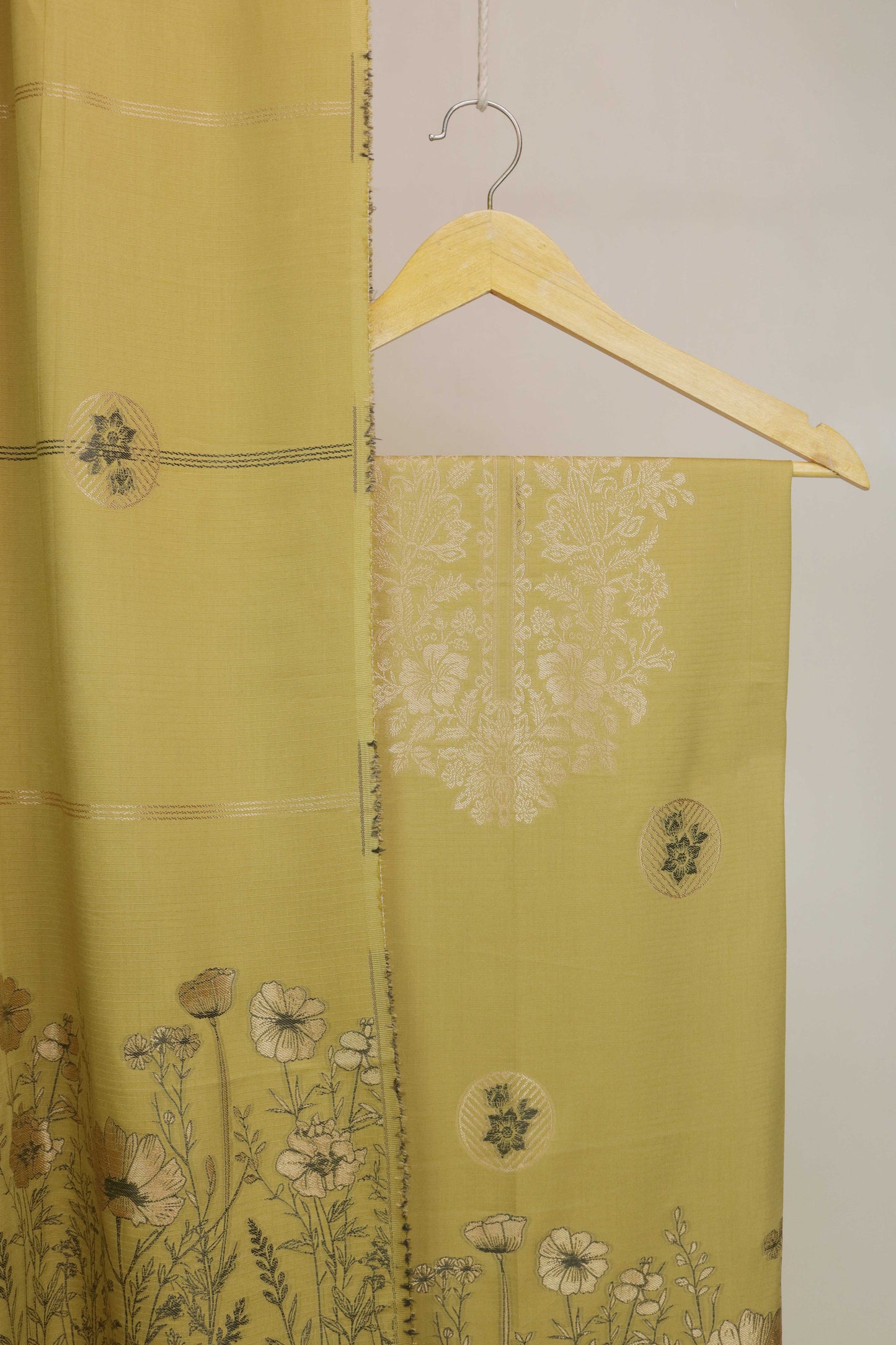 3Piece Linen Jacquard Suit VC29
