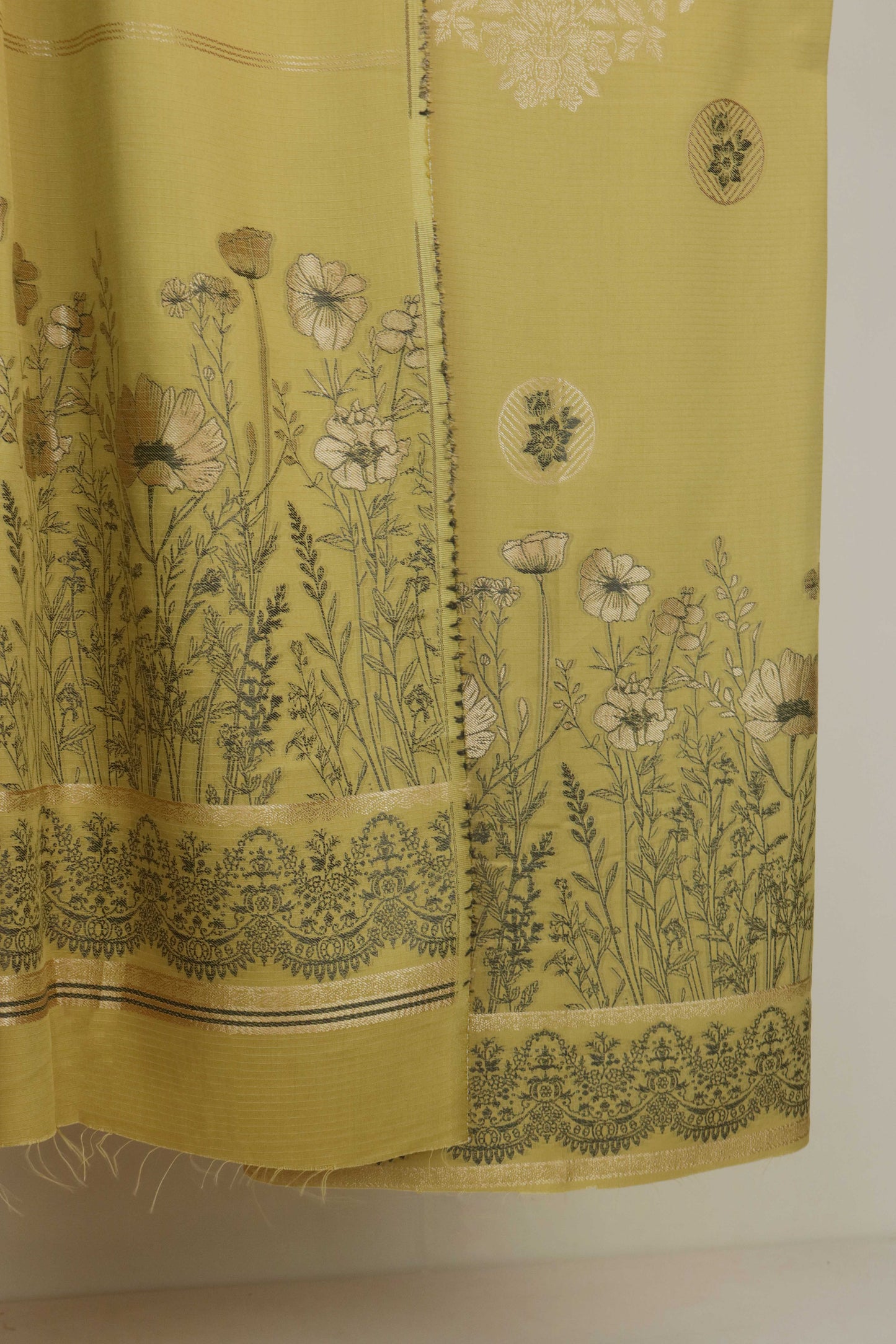 3Piece Linen Jacquard Suit VC29