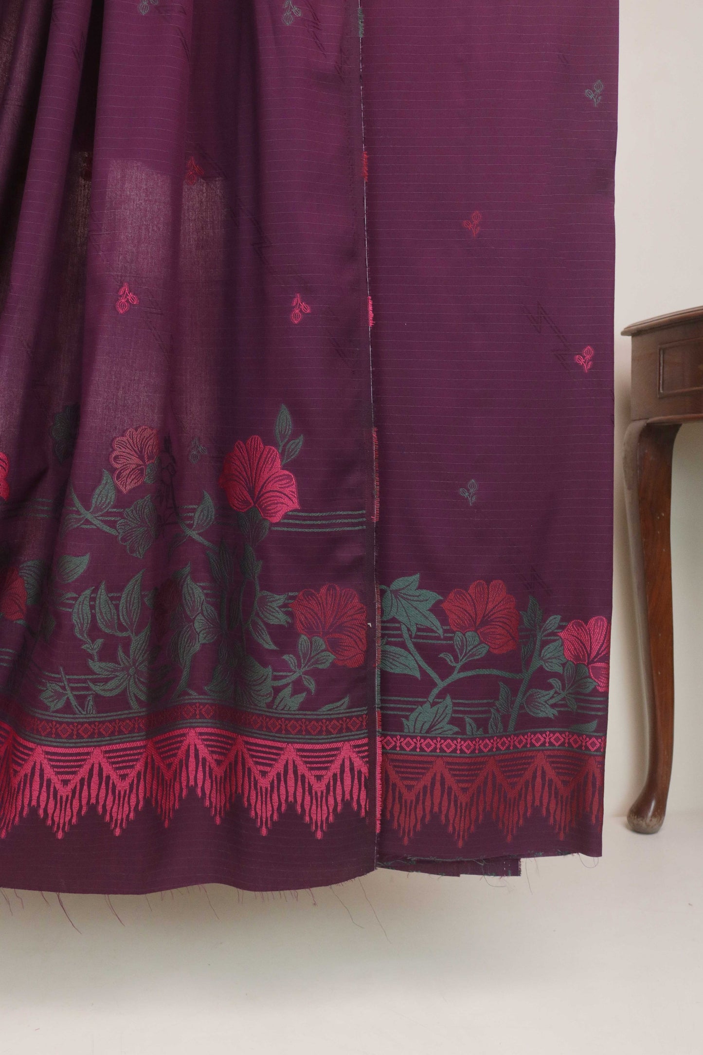 3Piece Linen Jacquard Suit VC26
