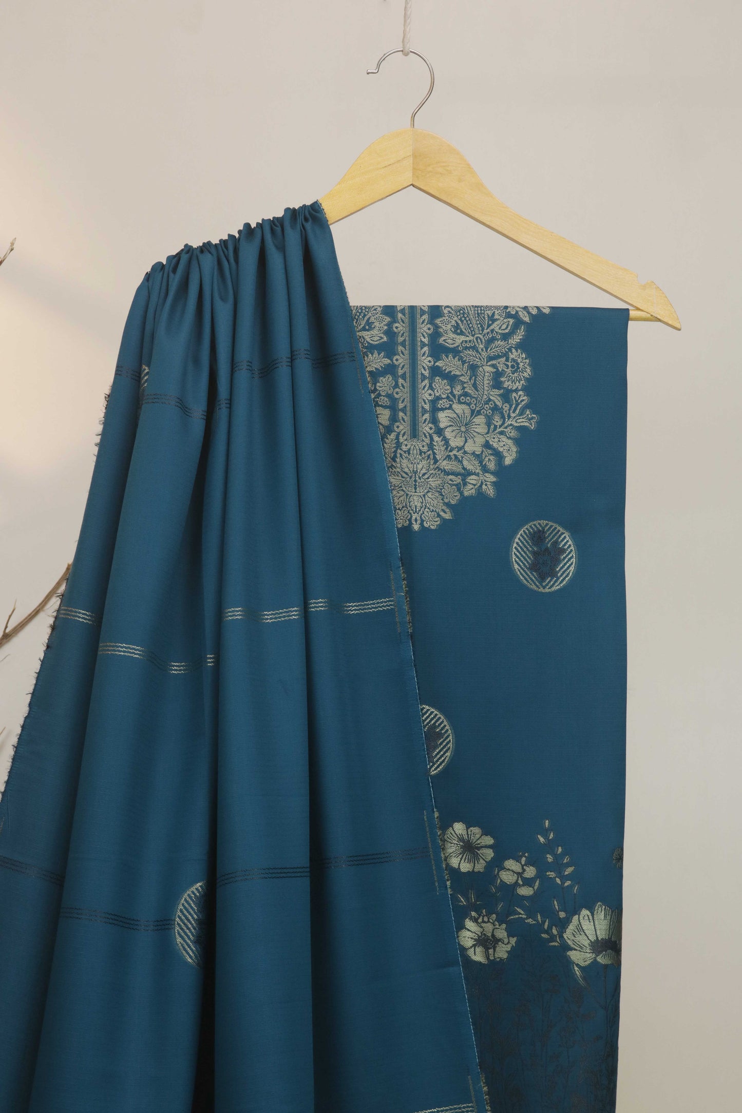 3Piece Linen Jacquard Suit VC33