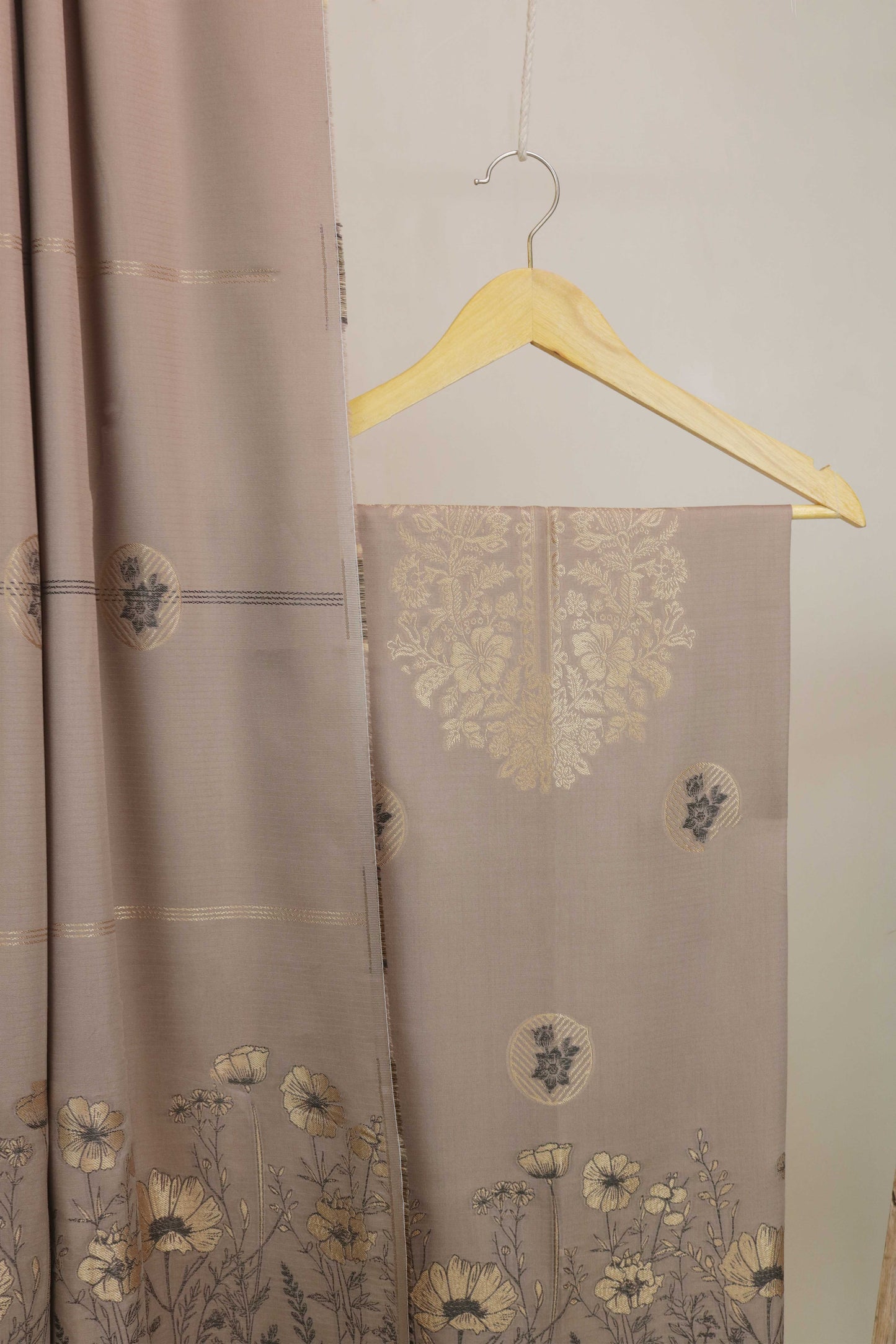 3Piece Linen Jacquard Suit VC34