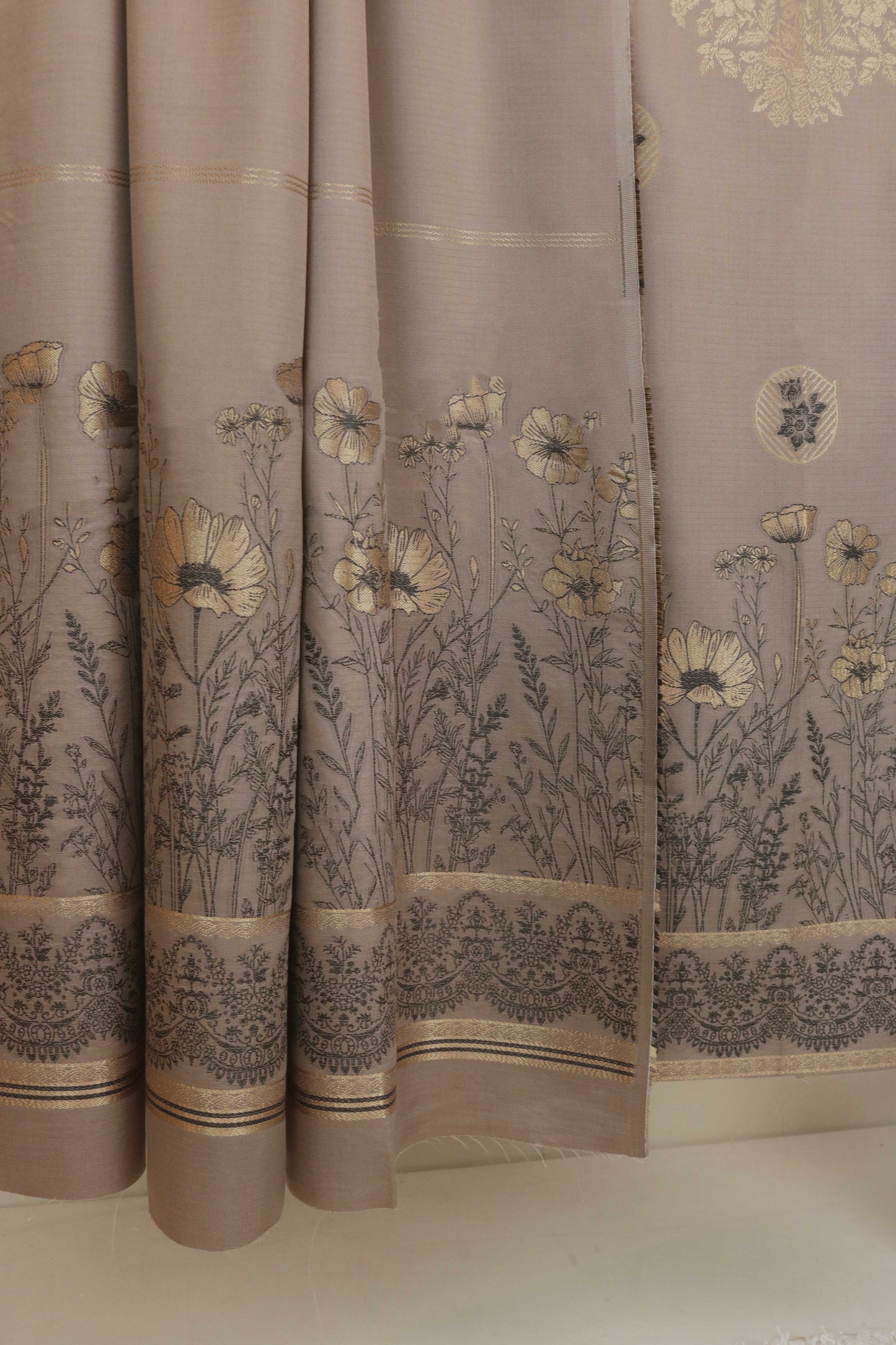 3Piece Linen Jacquard Suit VC34