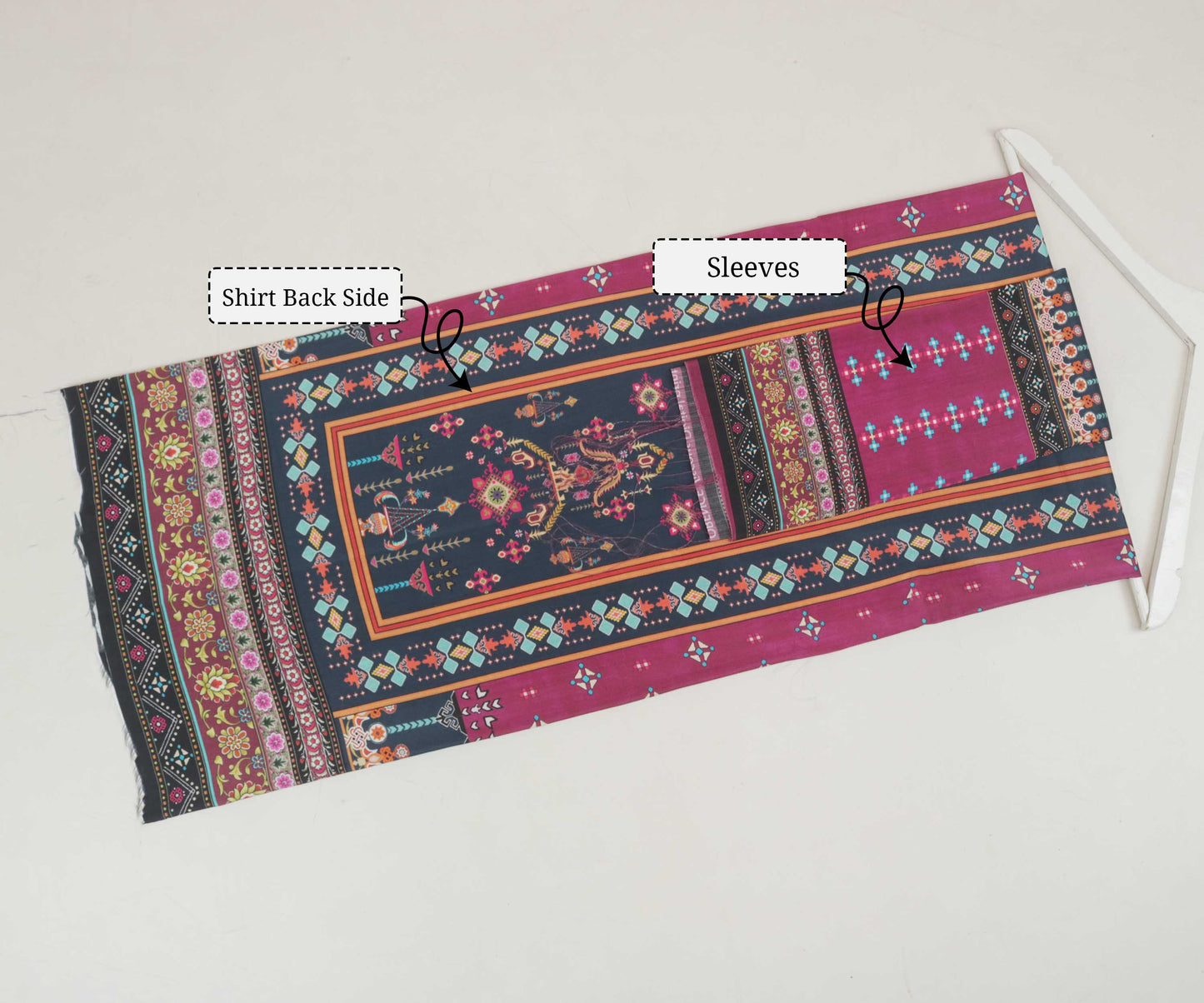 3Piece -Viscous Printed Suit VC19