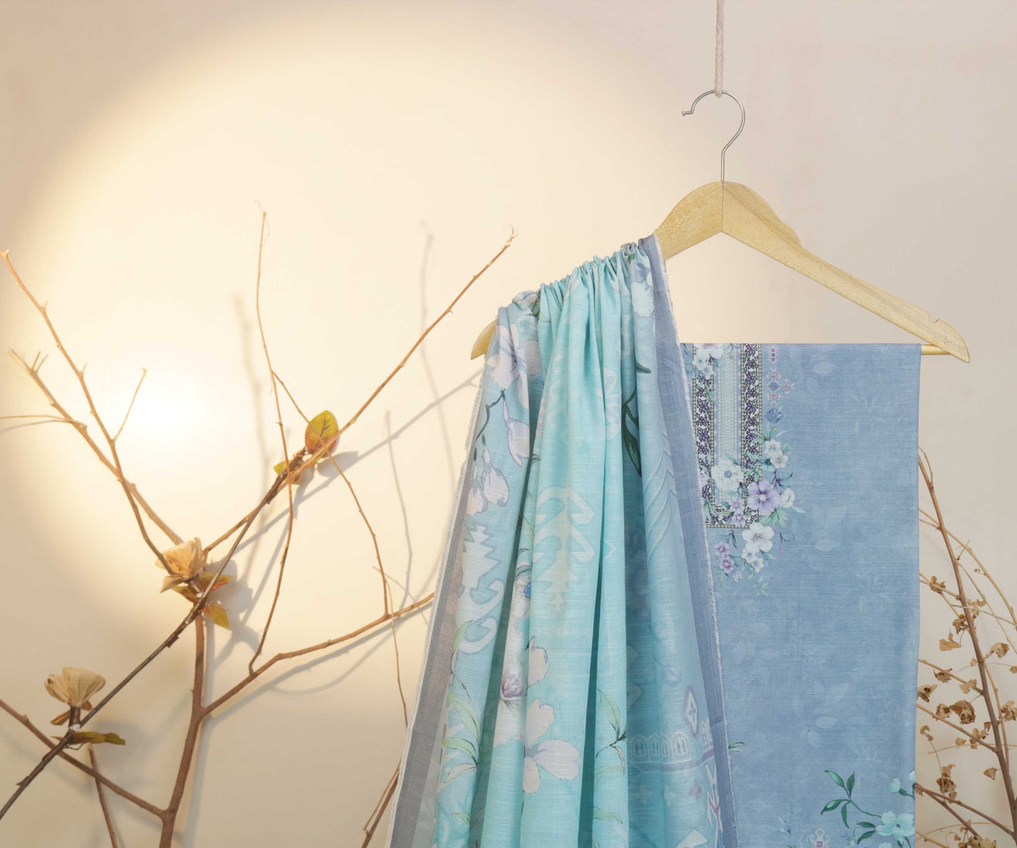 3Piece – Printed Khaddar Suit CK01