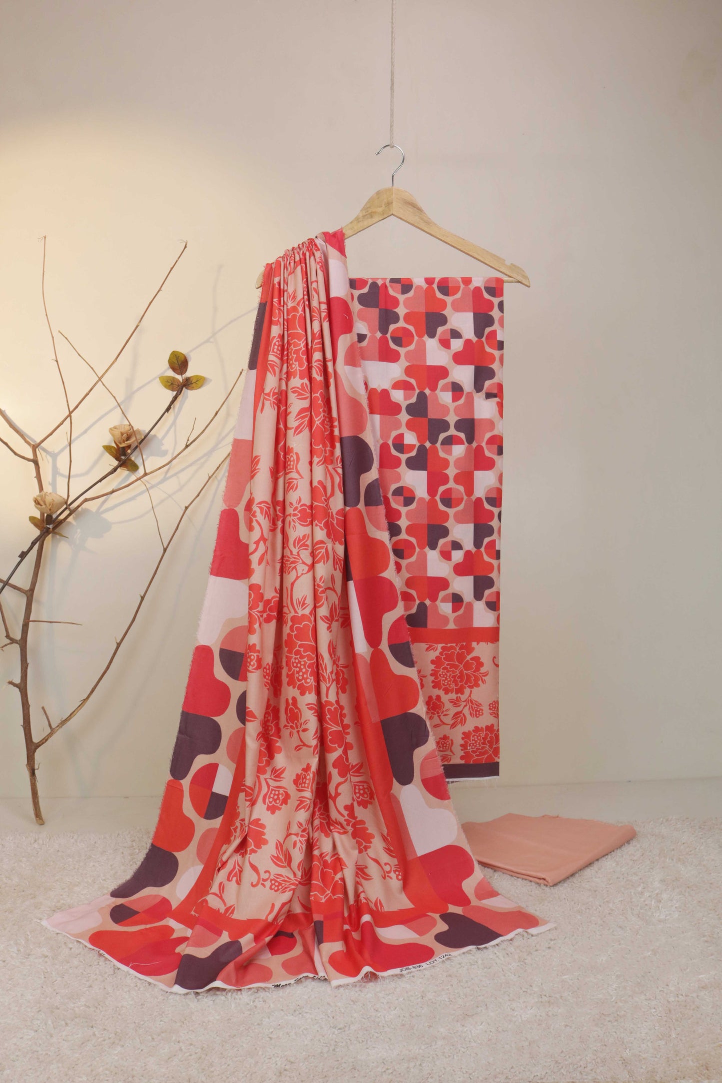 3Piece - Moonsoon Linen Printed Suit MSST03