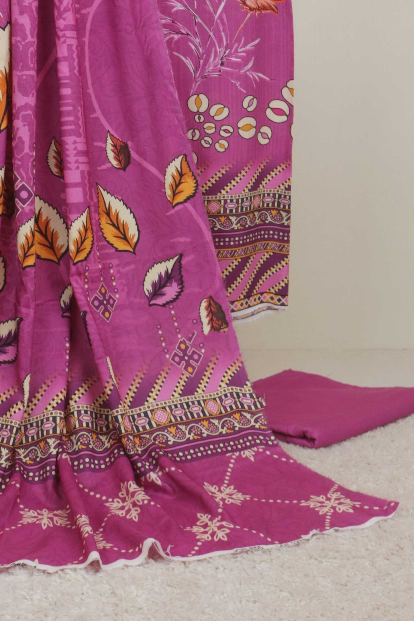 3Piece - Moonsoon Linen Printed Suit MSST09