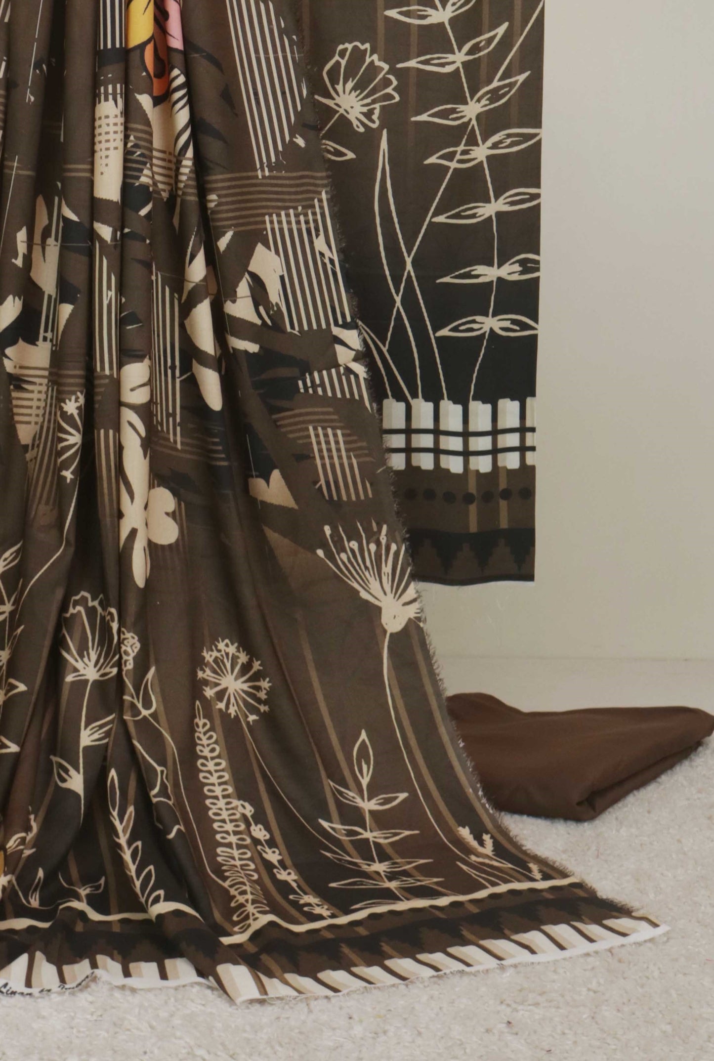 3Piece - Moonsoon Linen Printed Suit MSST04