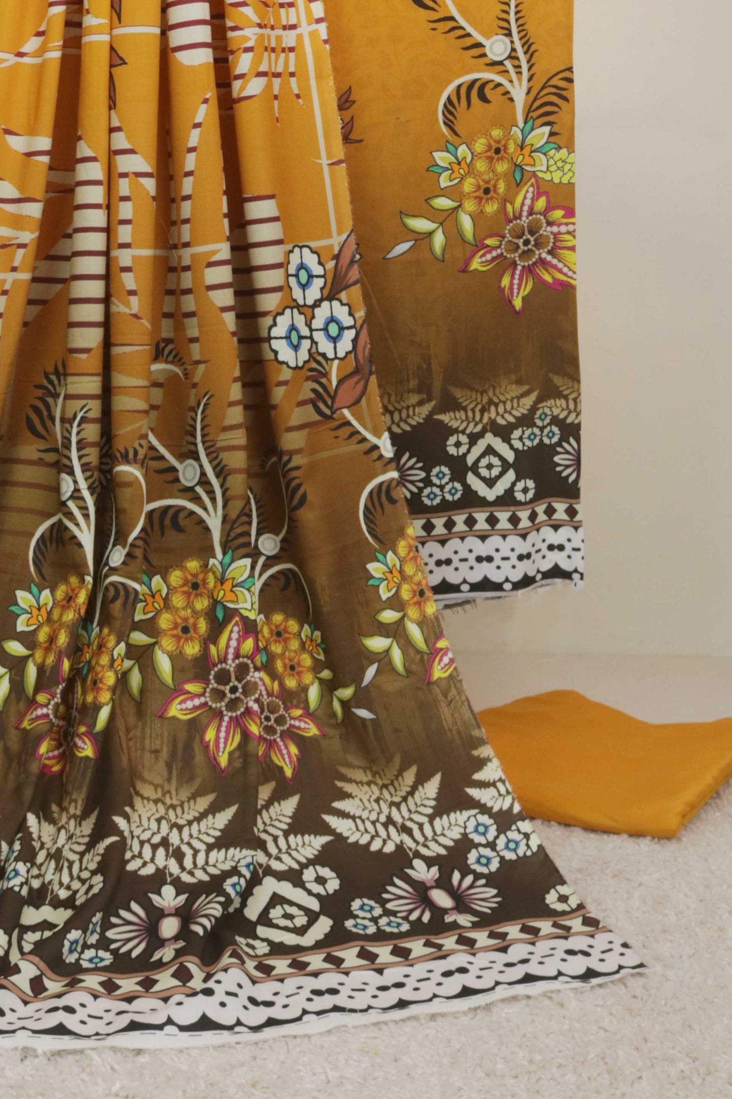 3Piece - Moonsoon Linen Printed Suit MSST15