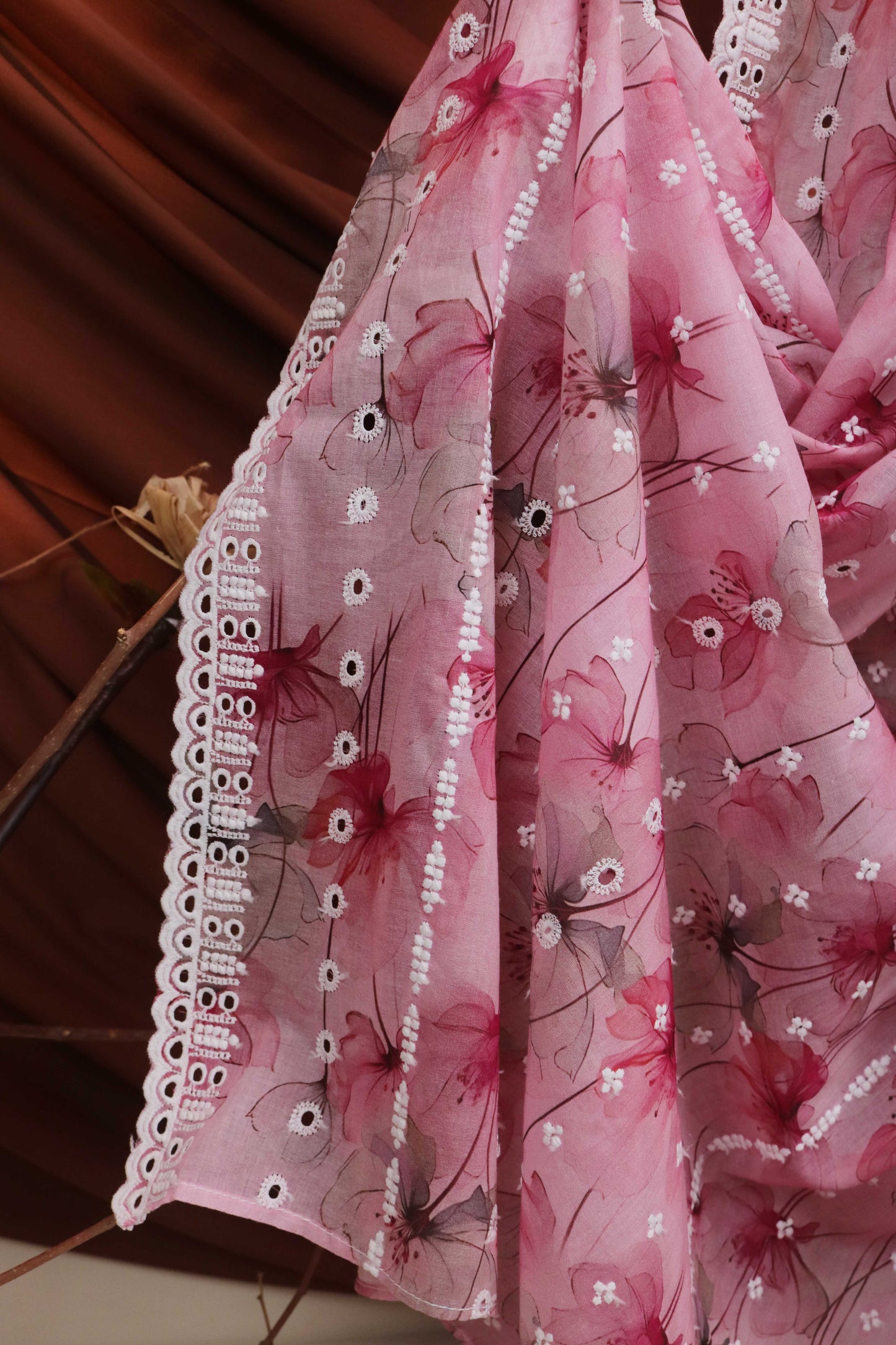 Embroidered Lawn Shawl LSH119A