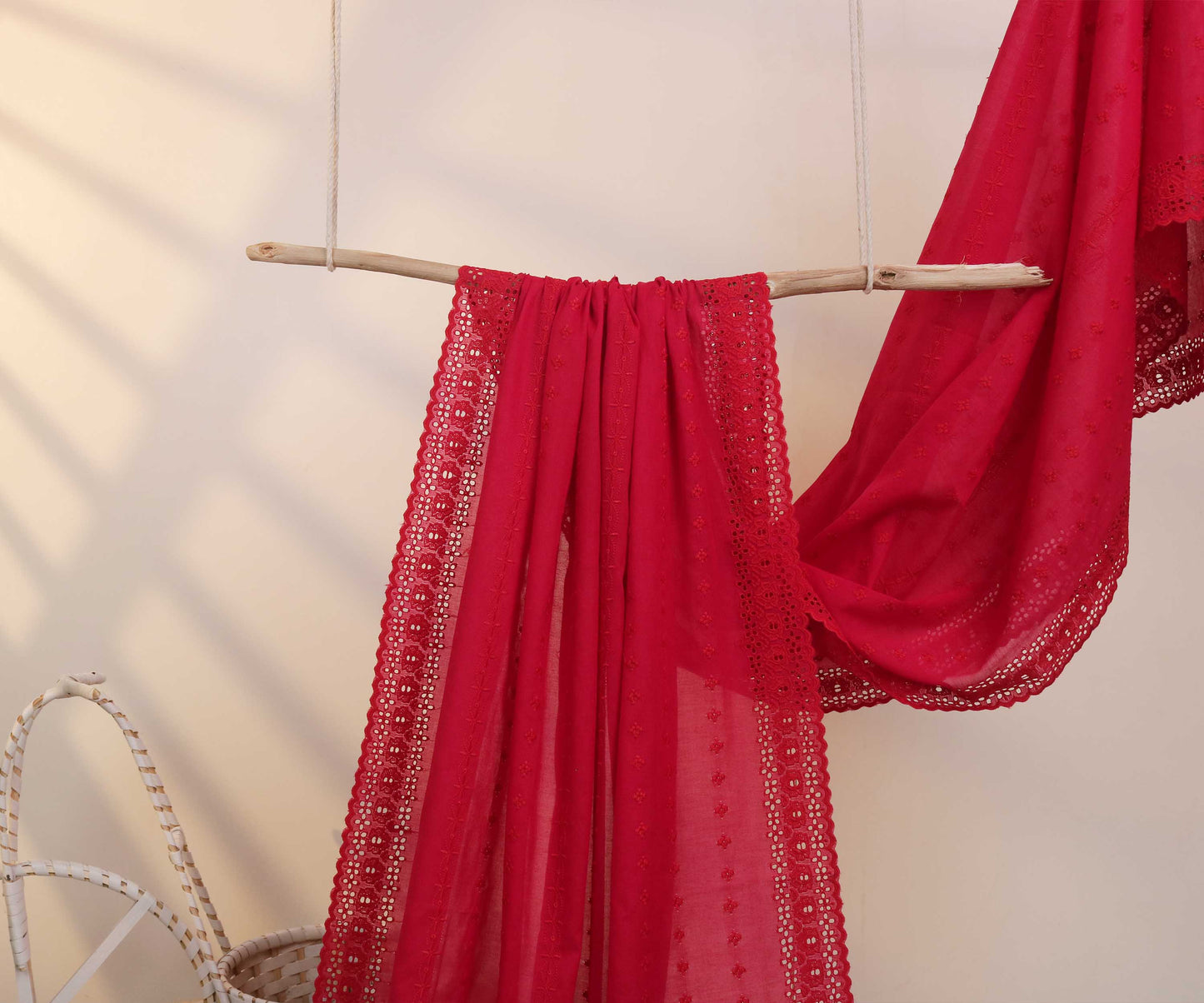 Embroidered Lawn full size Shawl 2991F