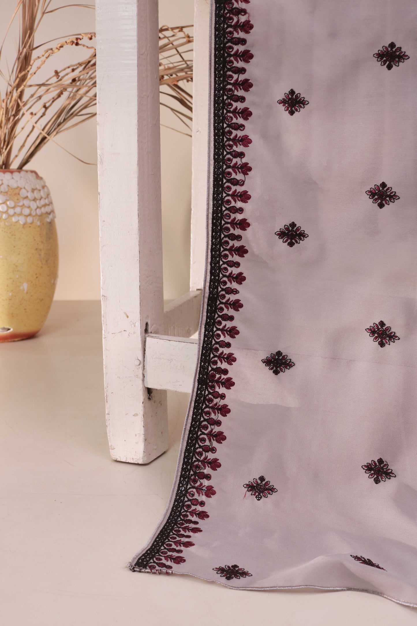 Swiss Embroidered Shawl