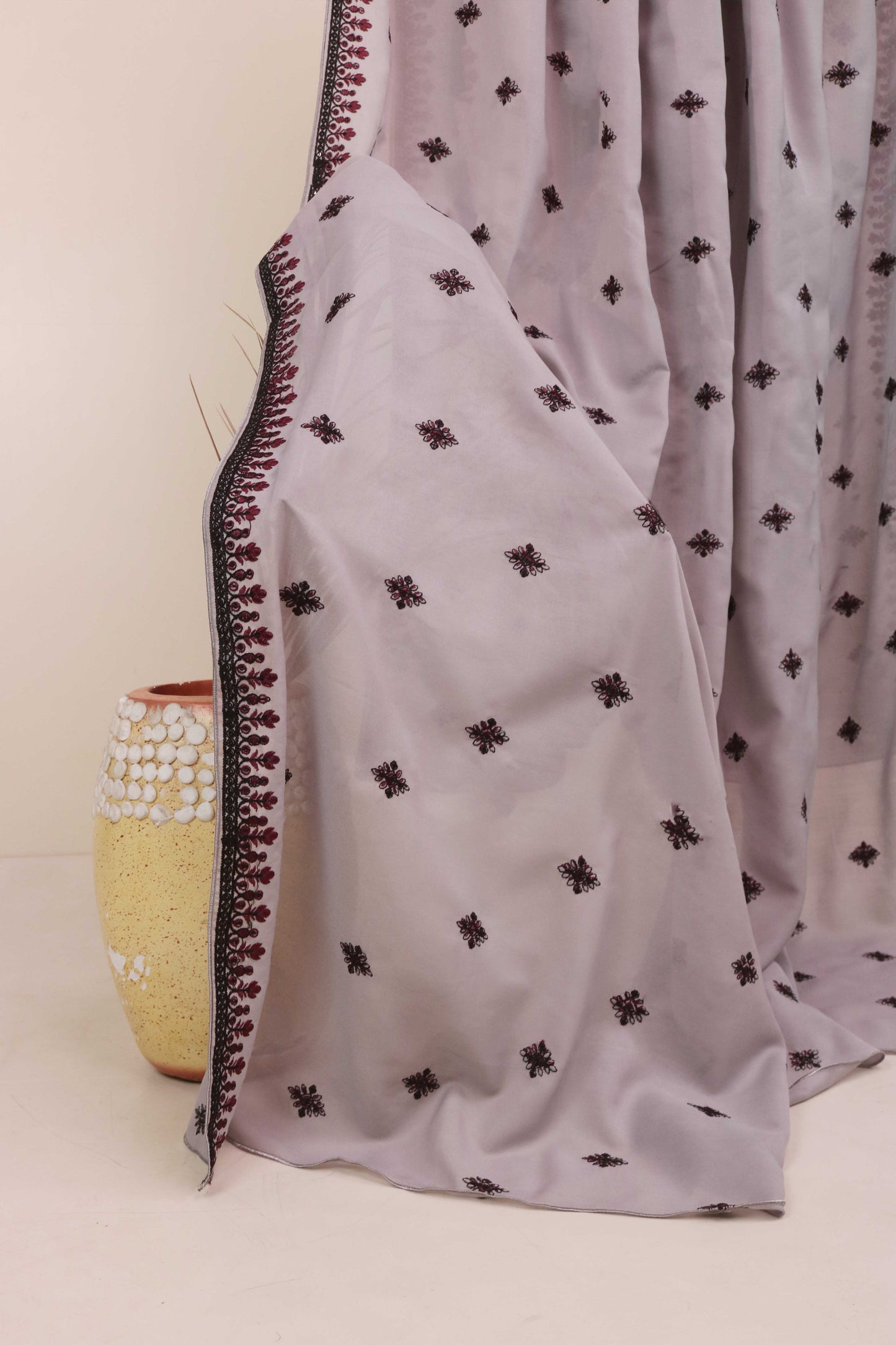Swiss Embroidered Shawl