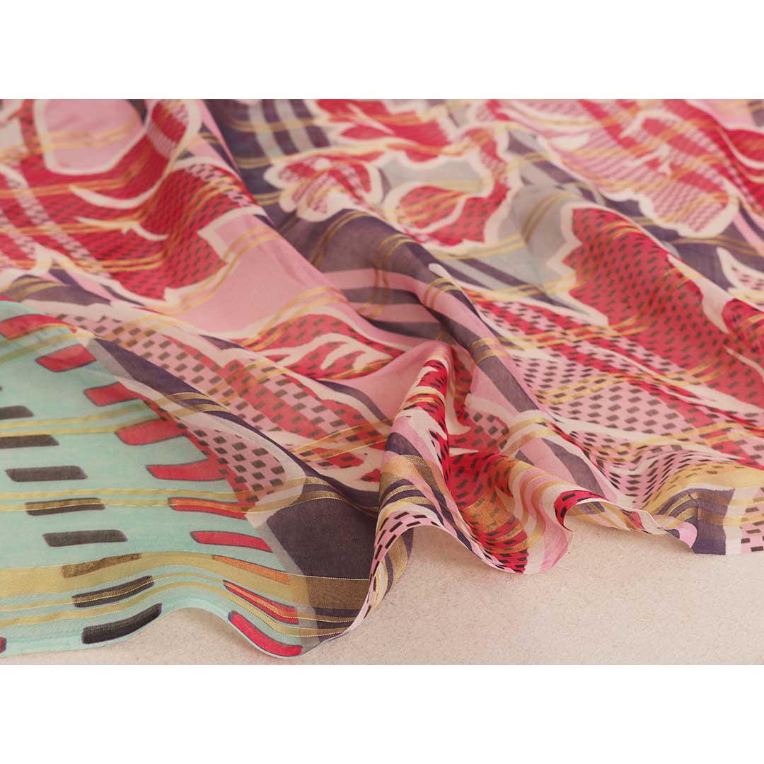 3Piece - Printed Lawn Suit POP ART PA33