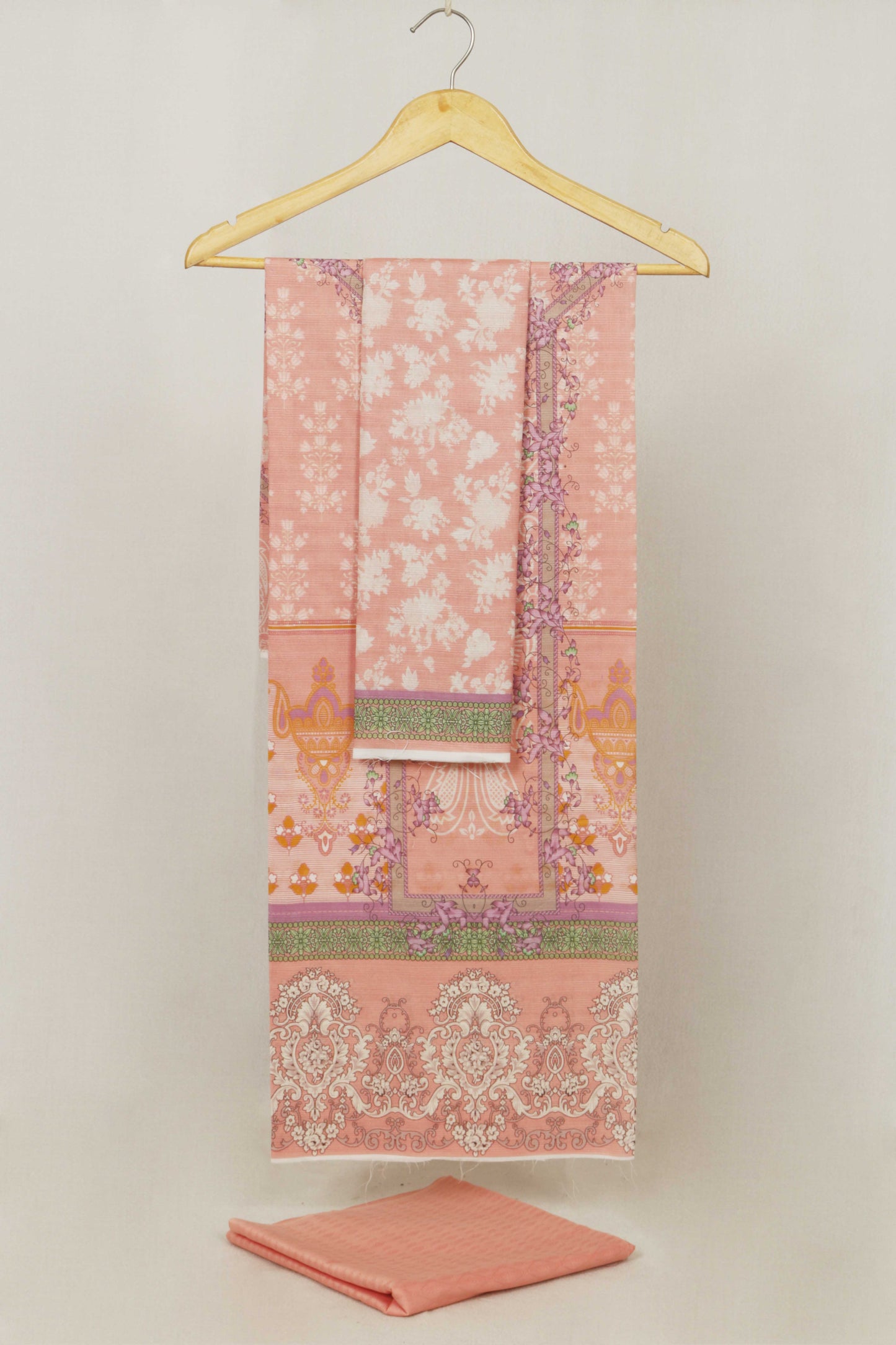 3Piece - Superior Printed Lawn Suit Carnation D017