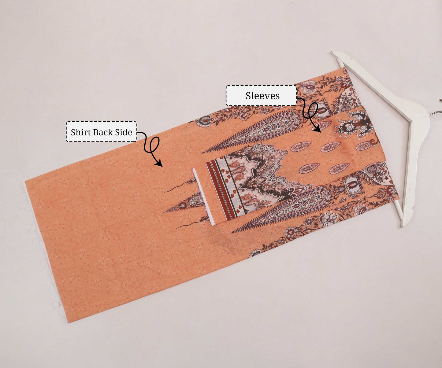 3Piece - Superior Printed Lawn Suit Carnation D034
