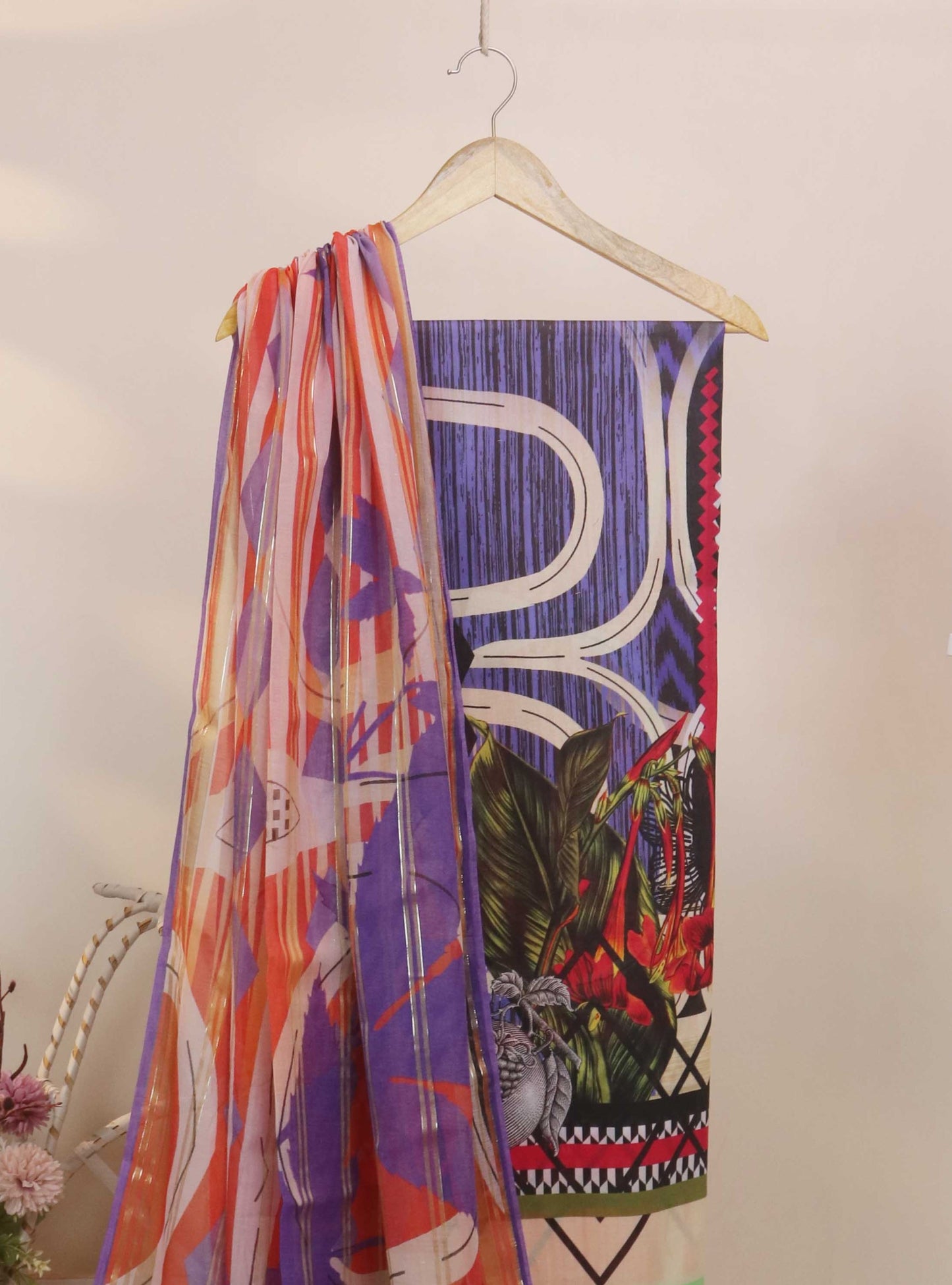 3Piece - Printed Lawn Suit POP ART H25PA1215