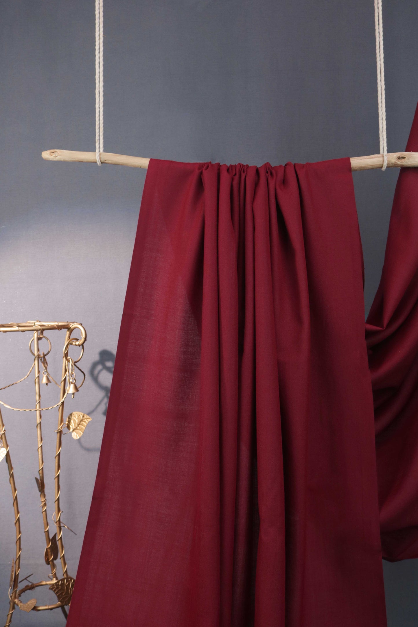 Plain Pashmina Shawl 2172 Mehroon