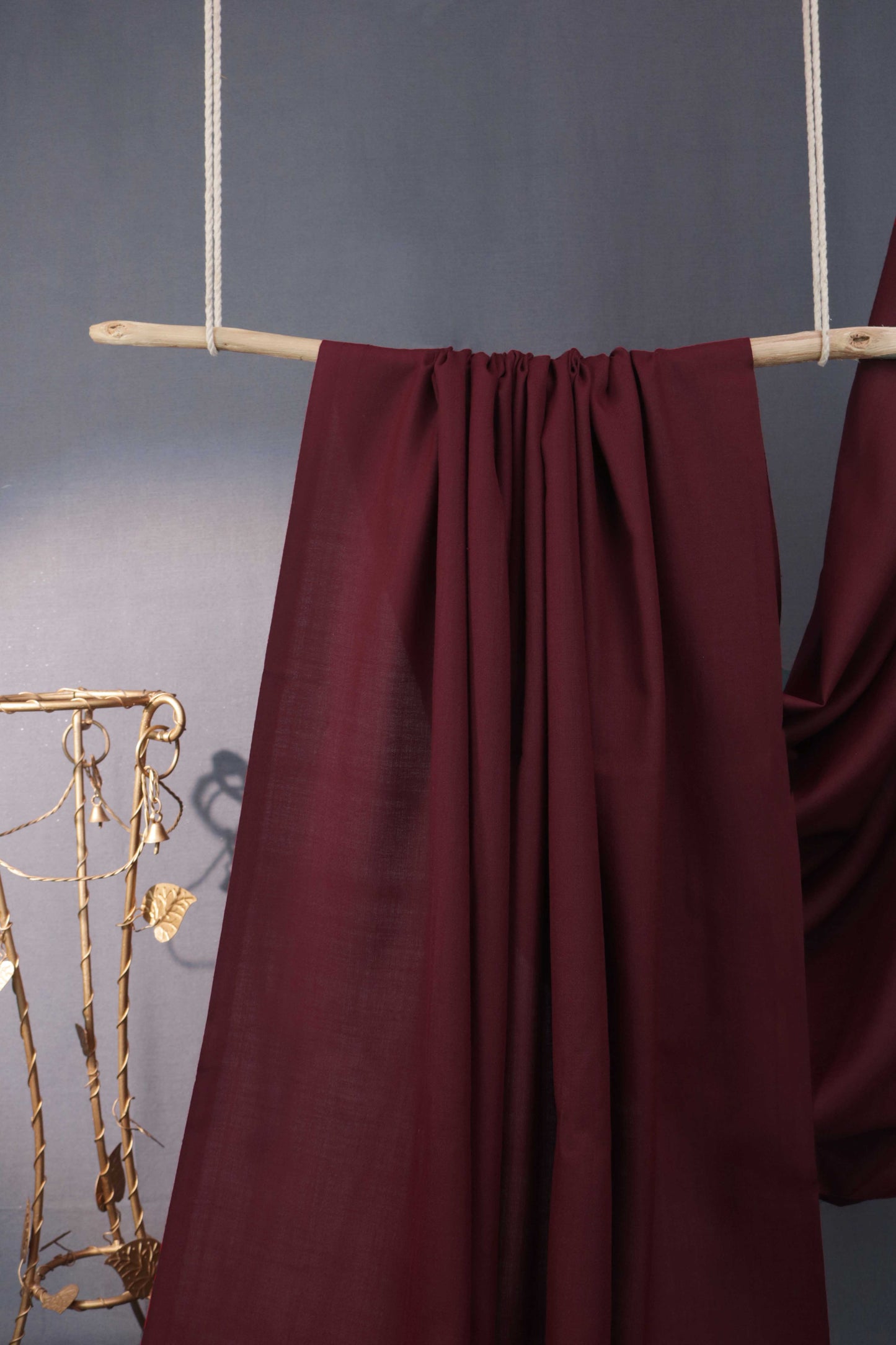 Plain Pashmina Shawl 2172 Deep Mehroon