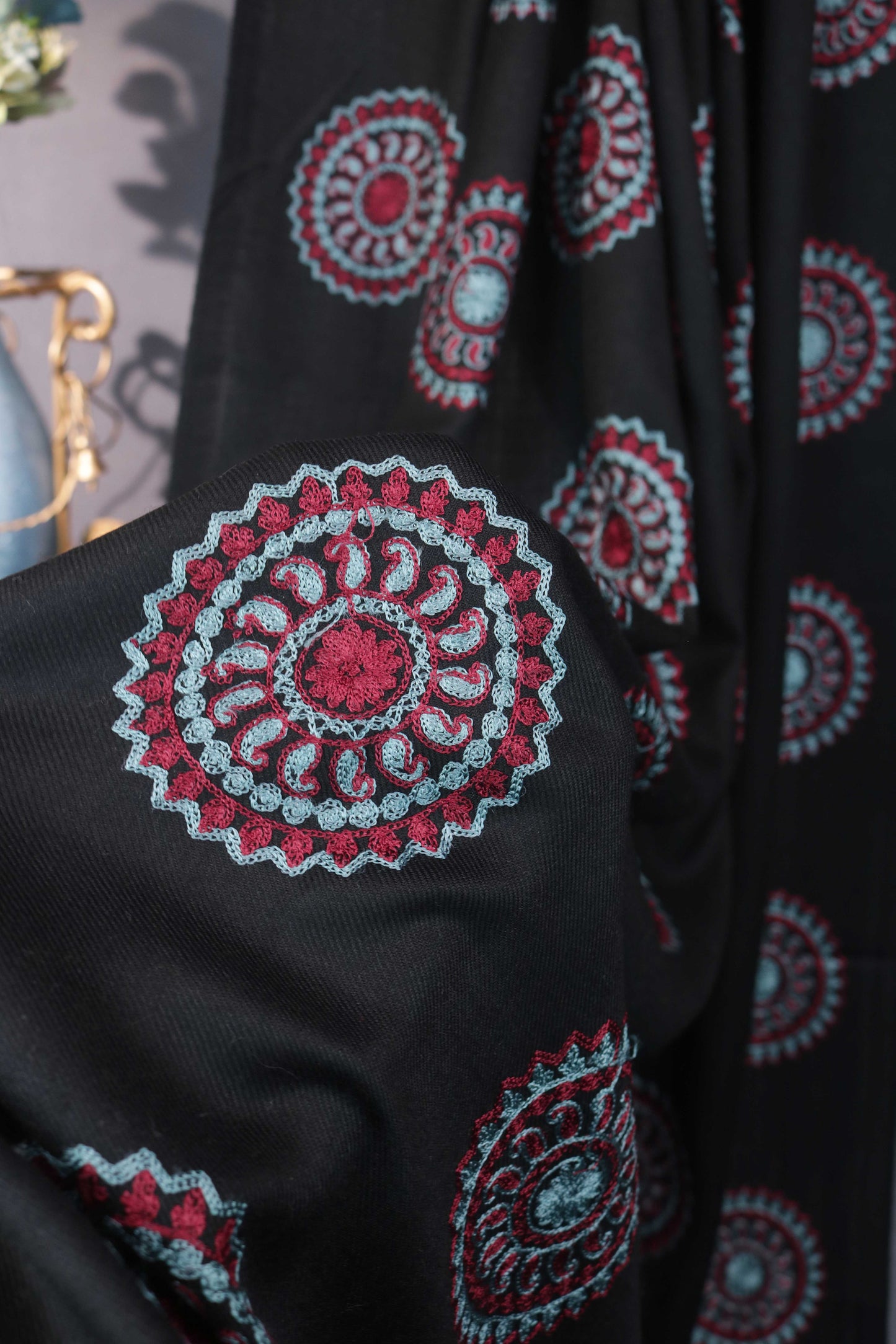 Kani Embroidery Shawl 3533C