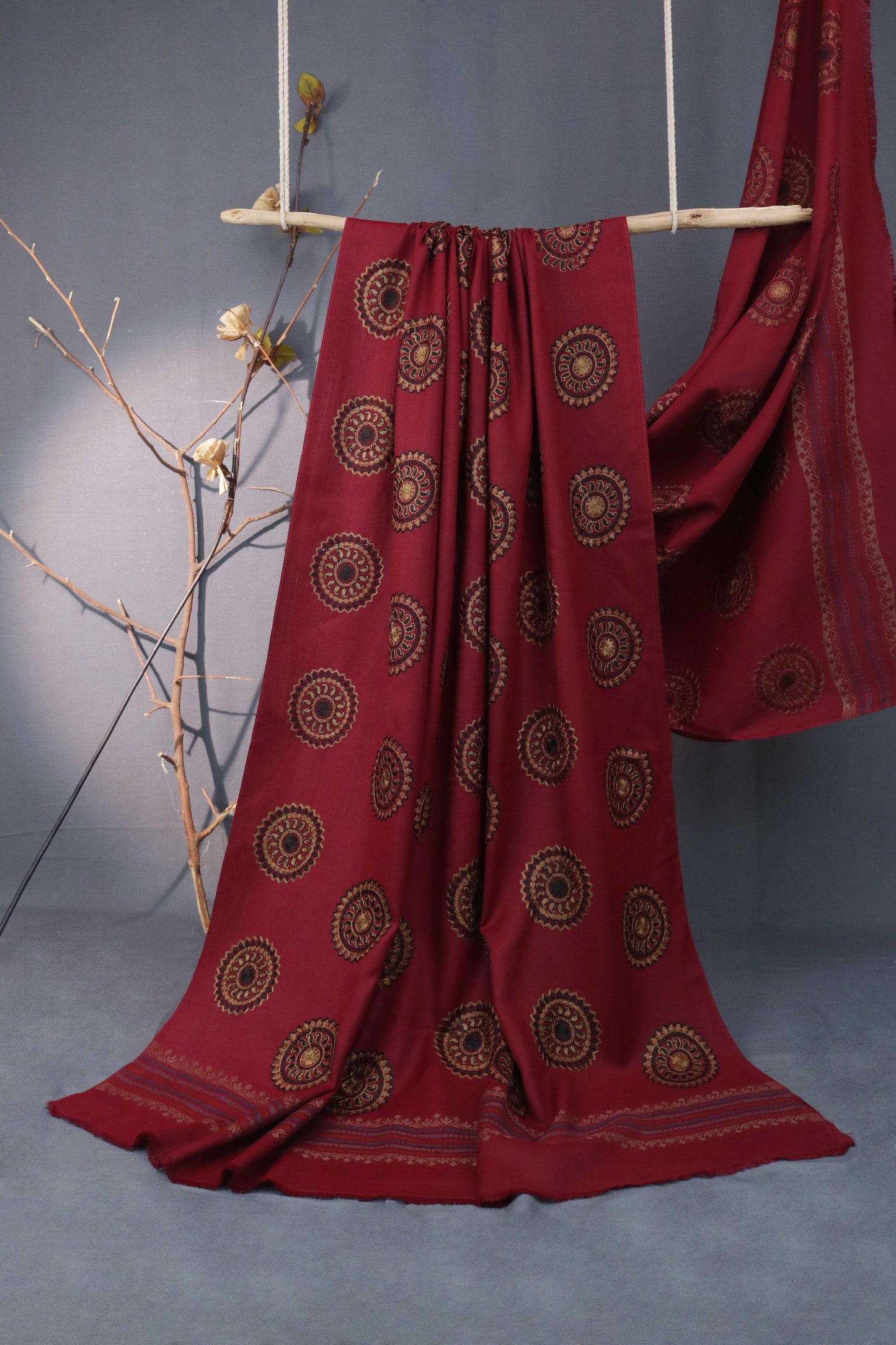 Kani Embroidery Shawl 3533B