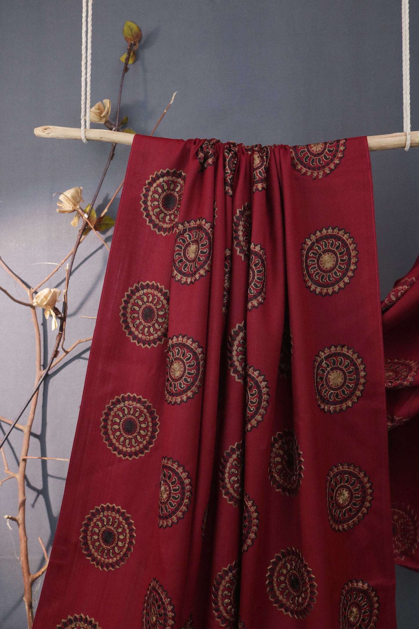 Kani Embroidery Shawl 3533B
