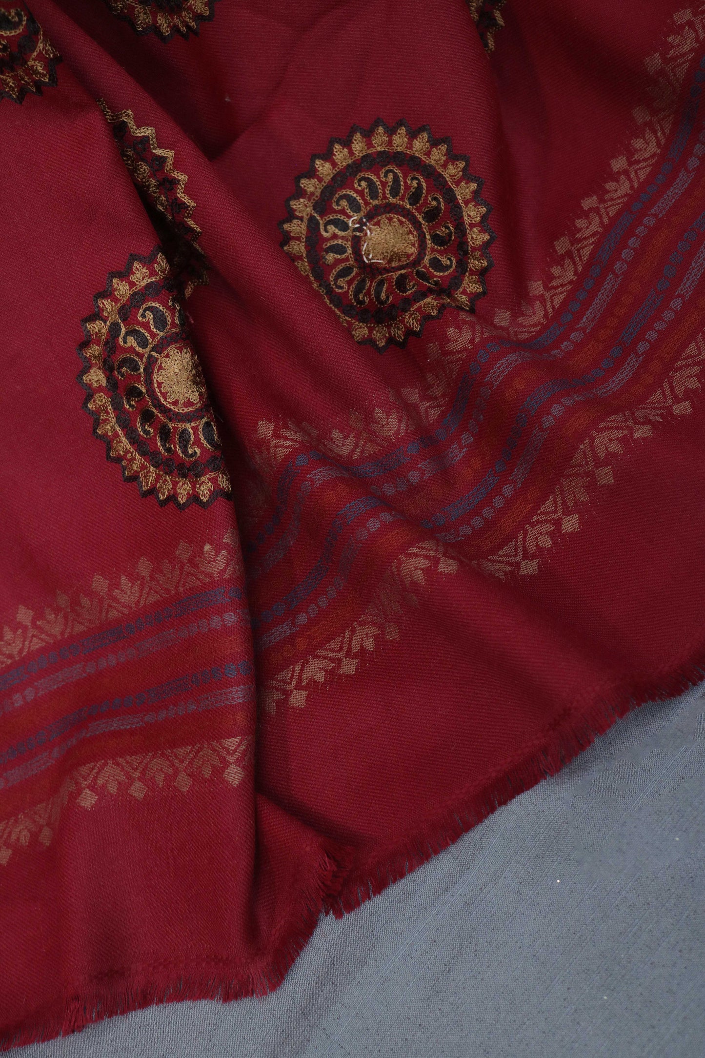 Kani Embroidery Shawl 3533B