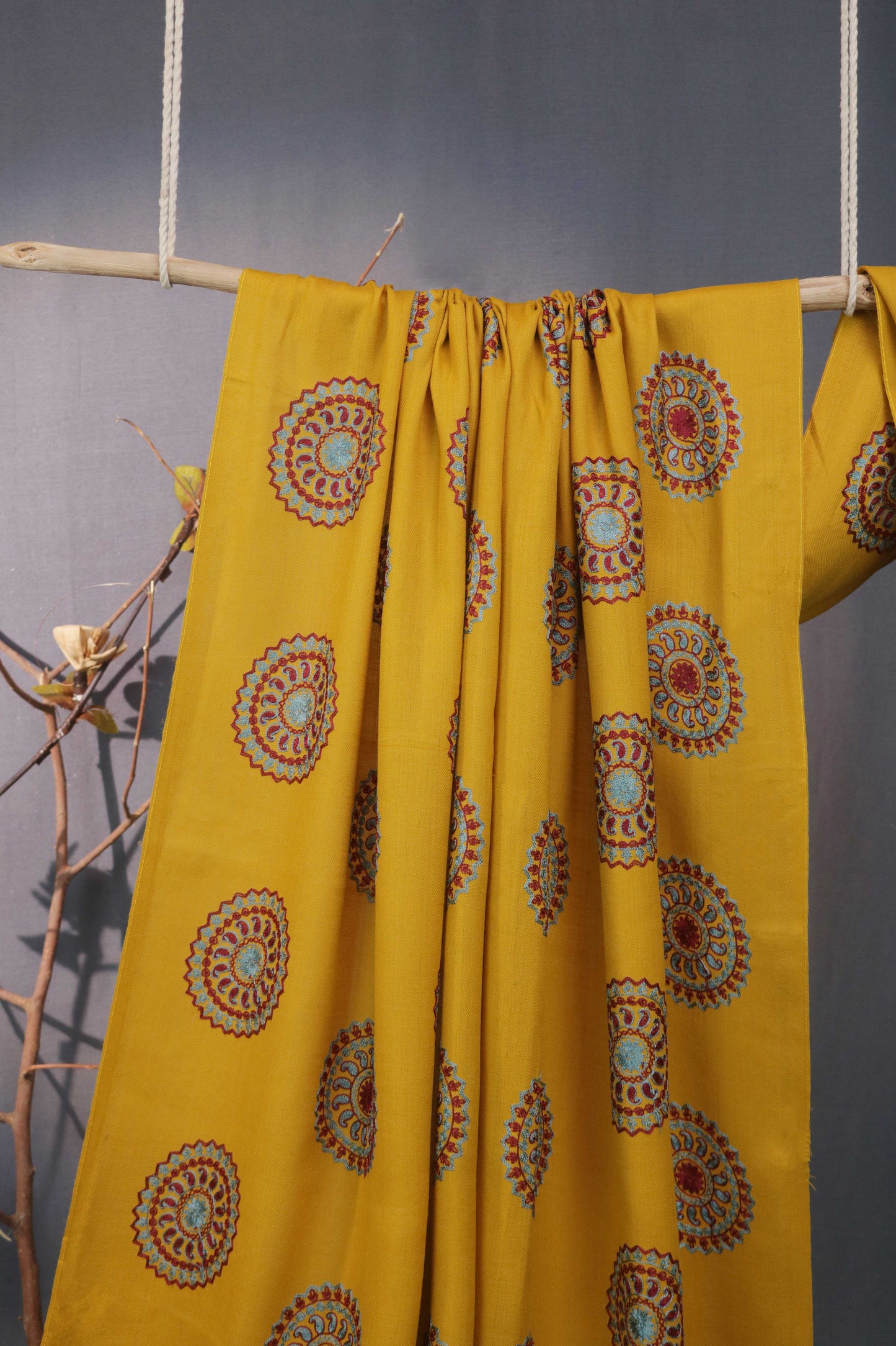 Kani Embroidery Shawl 3533D