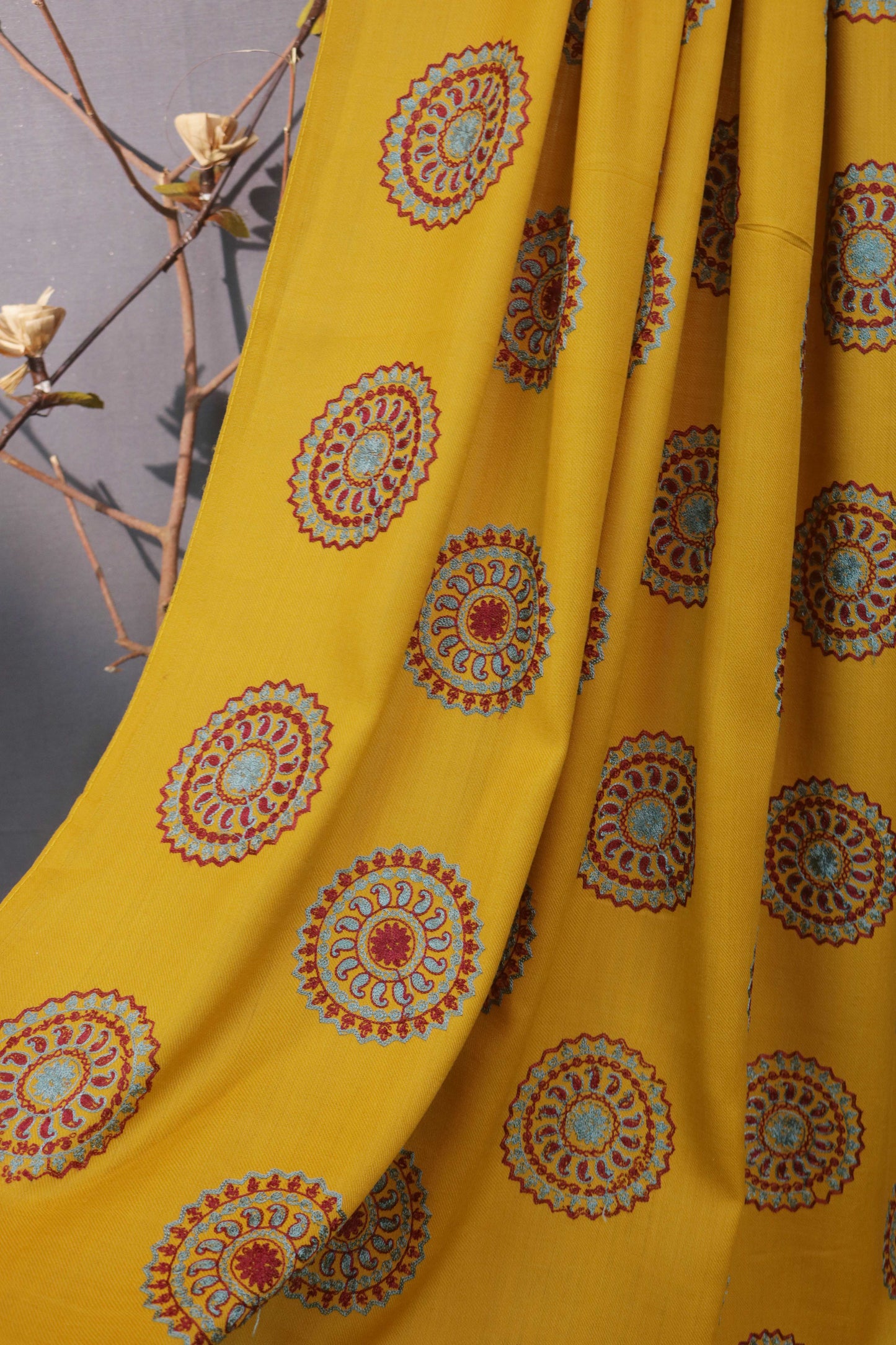 Kani Embroidery Shawl 3533D