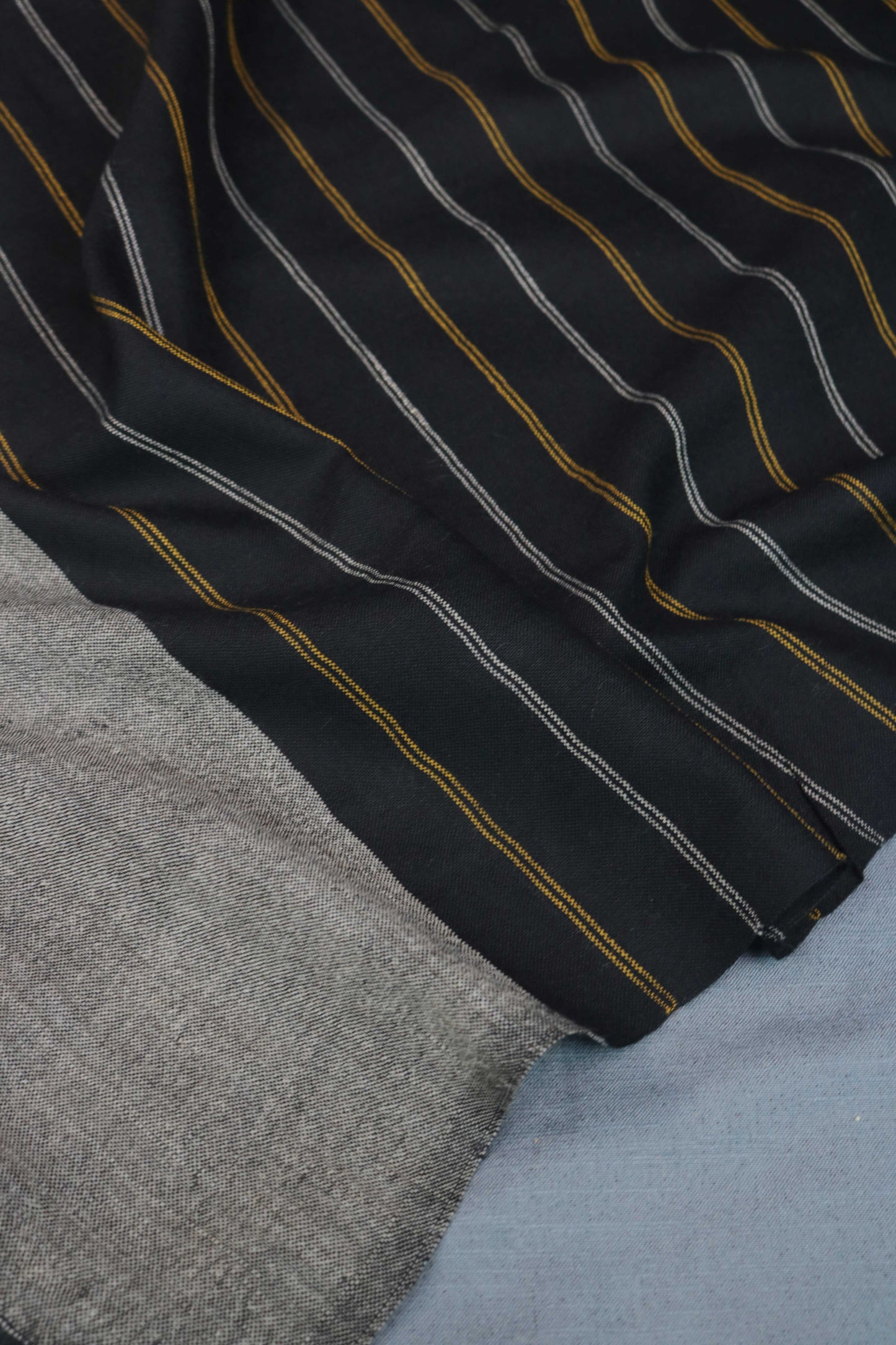 Zam Zam Lining Pashmina Shawl 3214 Black2