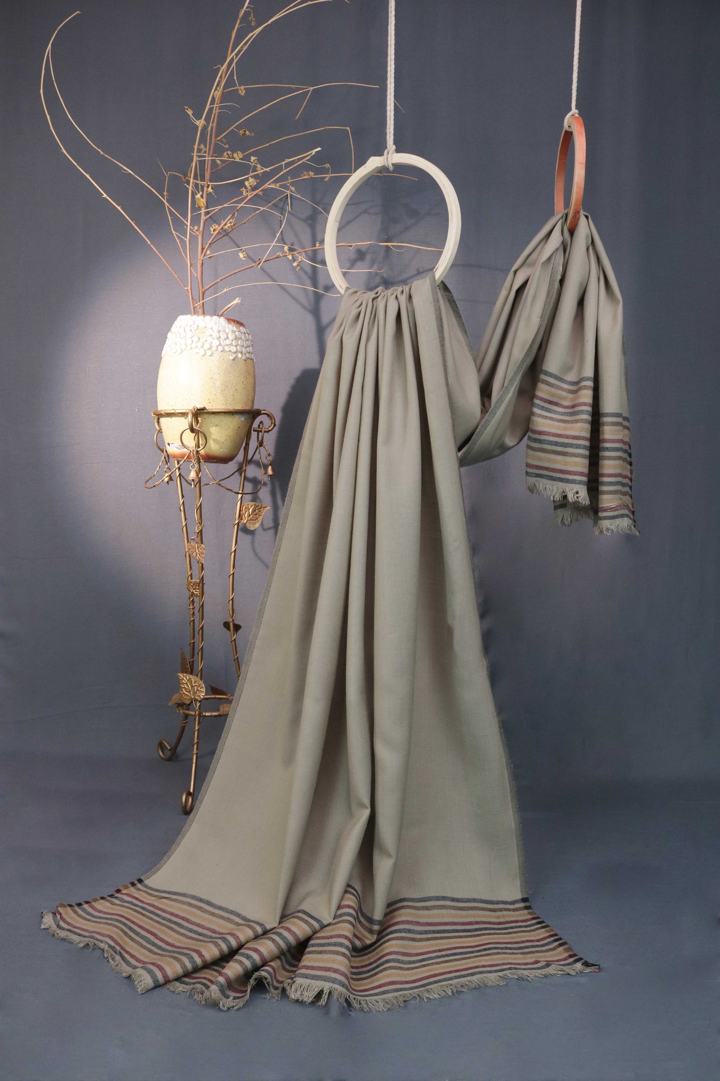 Zam Zam Lining Pashmina Shawl 3101 Skin