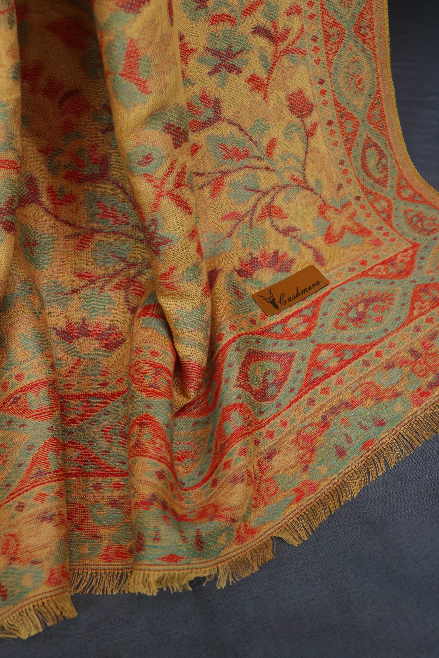 3Piece -Karandi with Pashmina Shawl KPP350