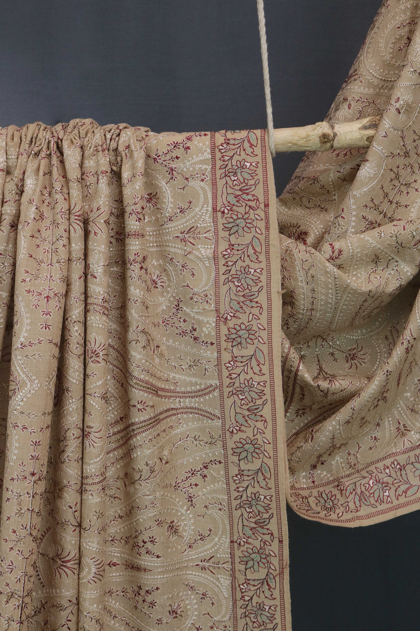 Breeza Full Embroidered Pashmina Shawl 3569A