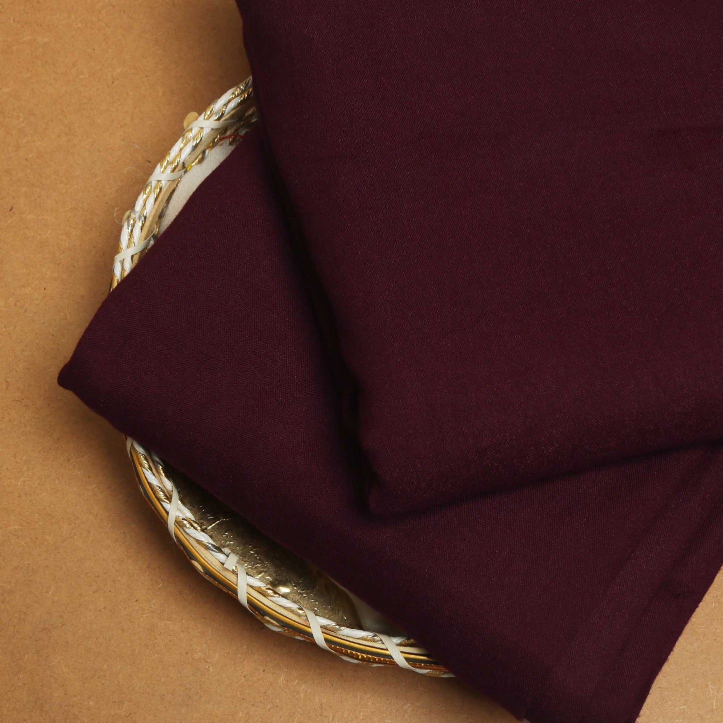 Marina Peach Leather PLUM - Shirt Piece