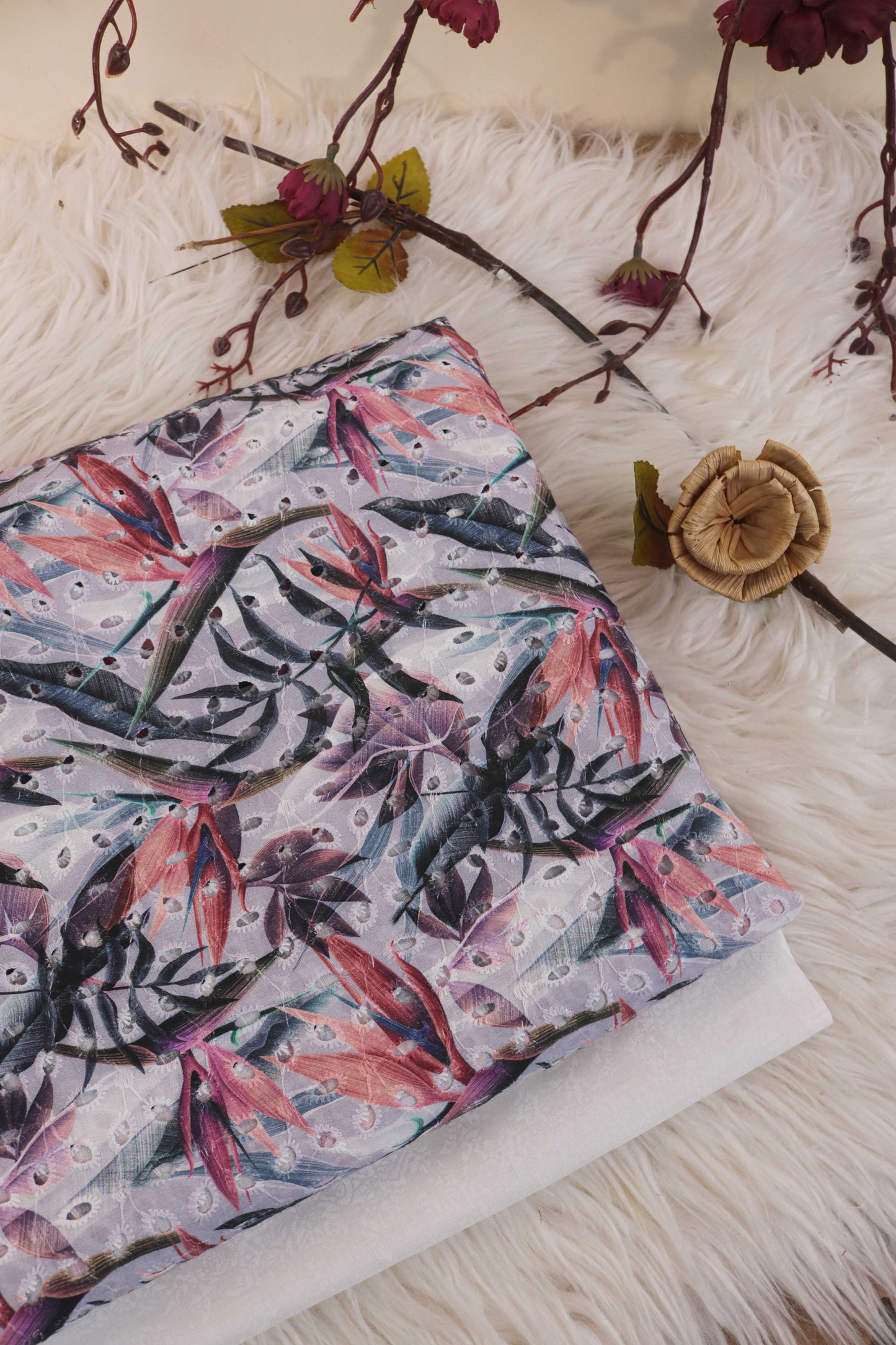 Shirt Printed Embroidered Lawn H25LPB50