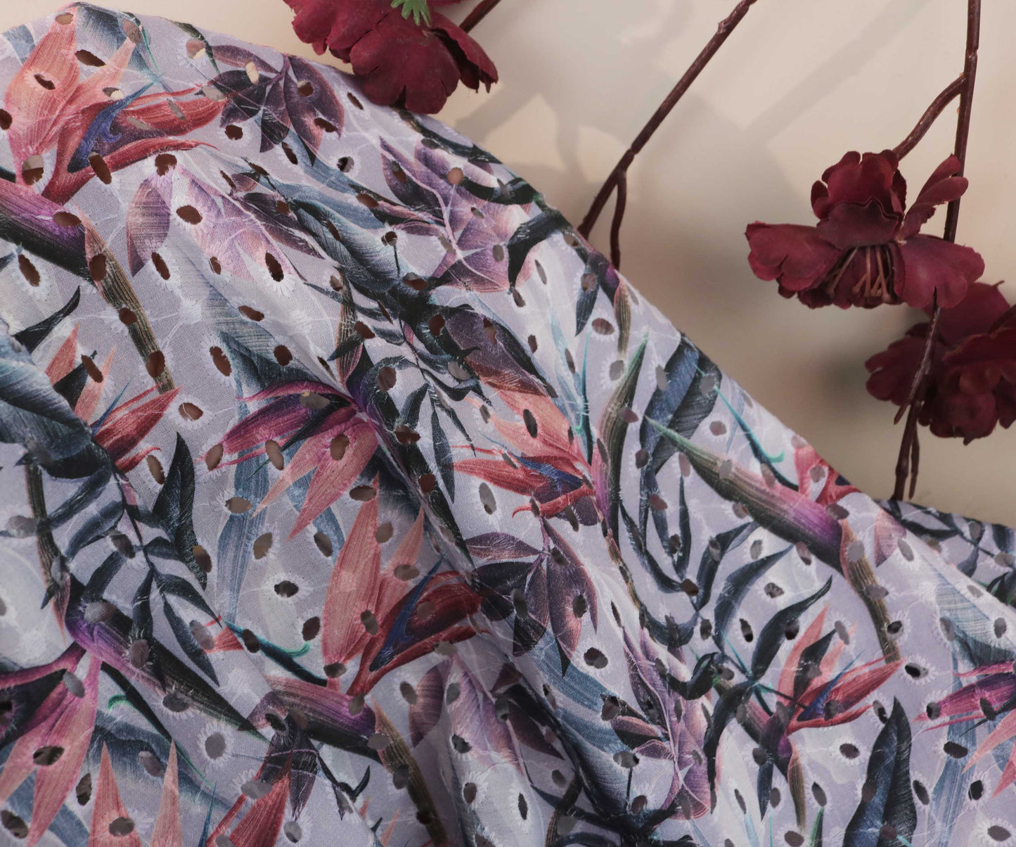 Shirt Printed Embroidered Lawn H25LPB50