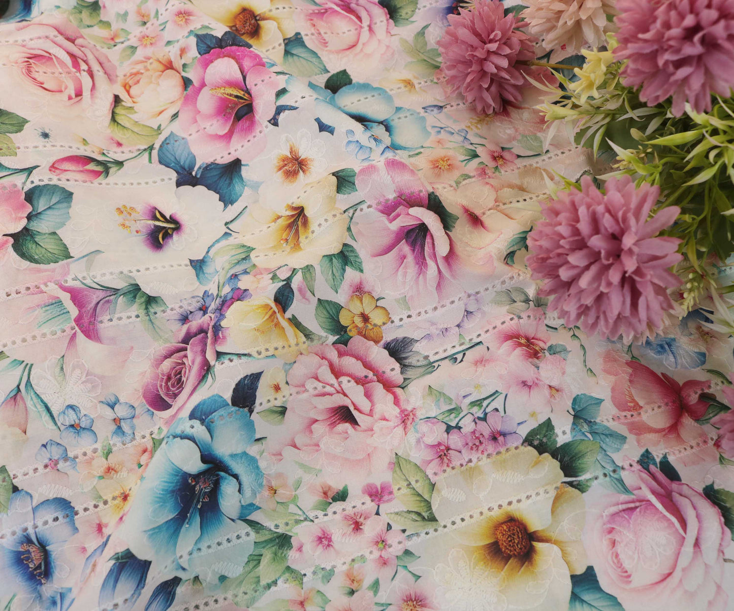 Shirt Printed Embroidered Lawn H25LPB57